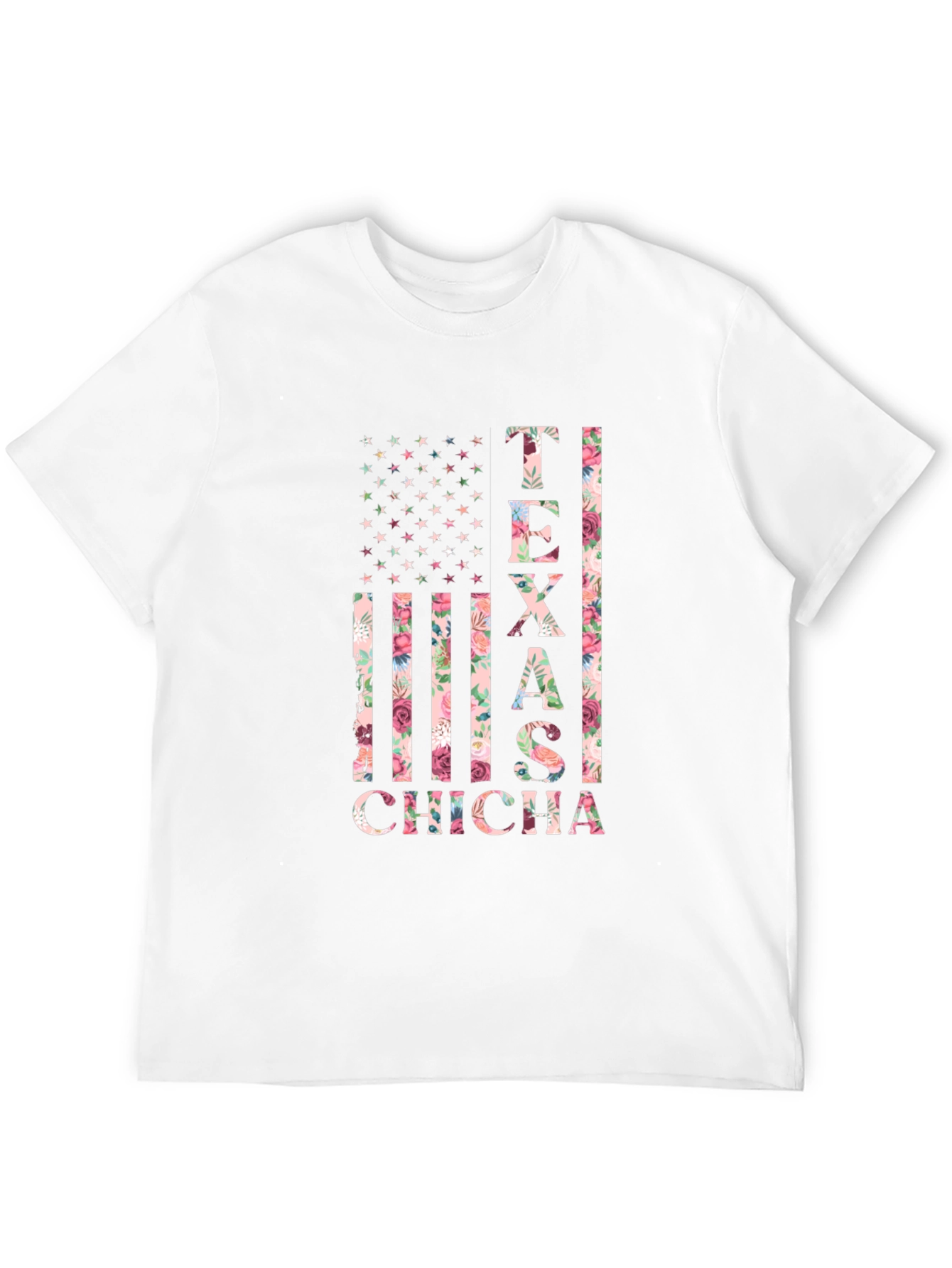 Texas Chicha Floral Flag T-Shirt