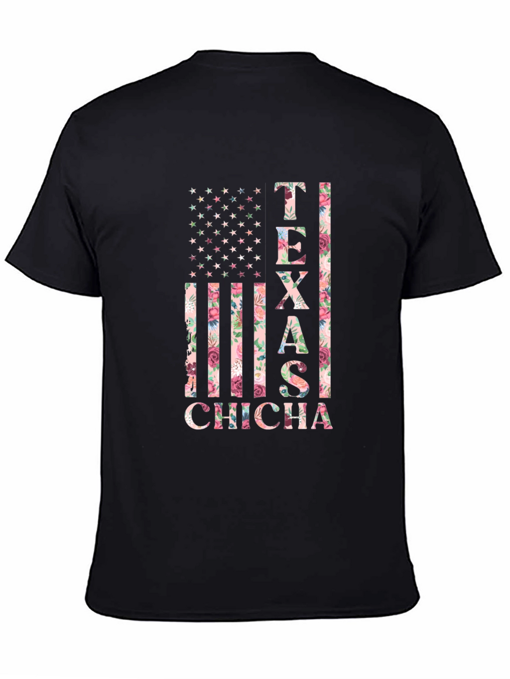 Texas Chicha Floral Flag T-Shirt