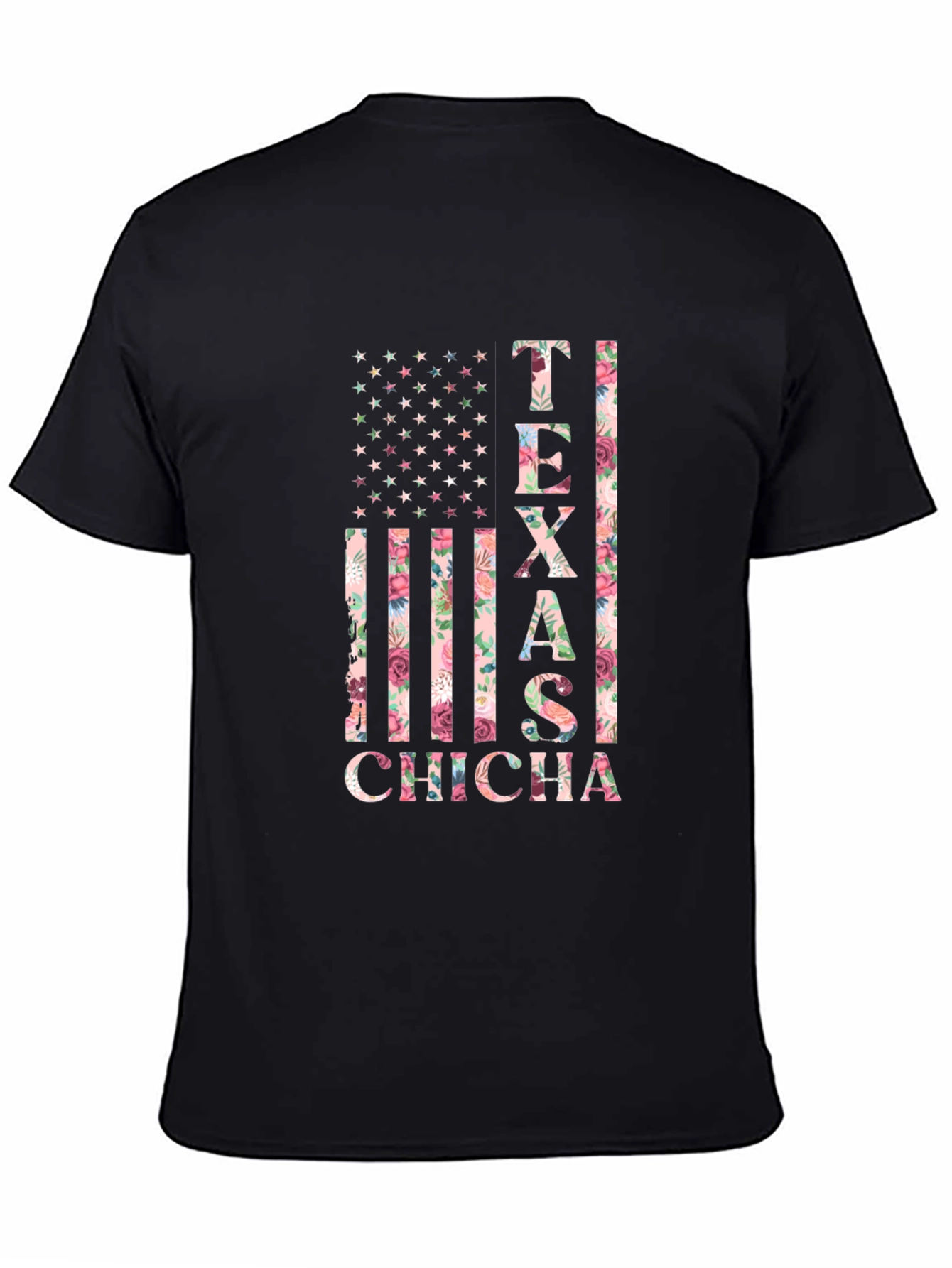 Texas Chicha Floral Flag T-Shirt