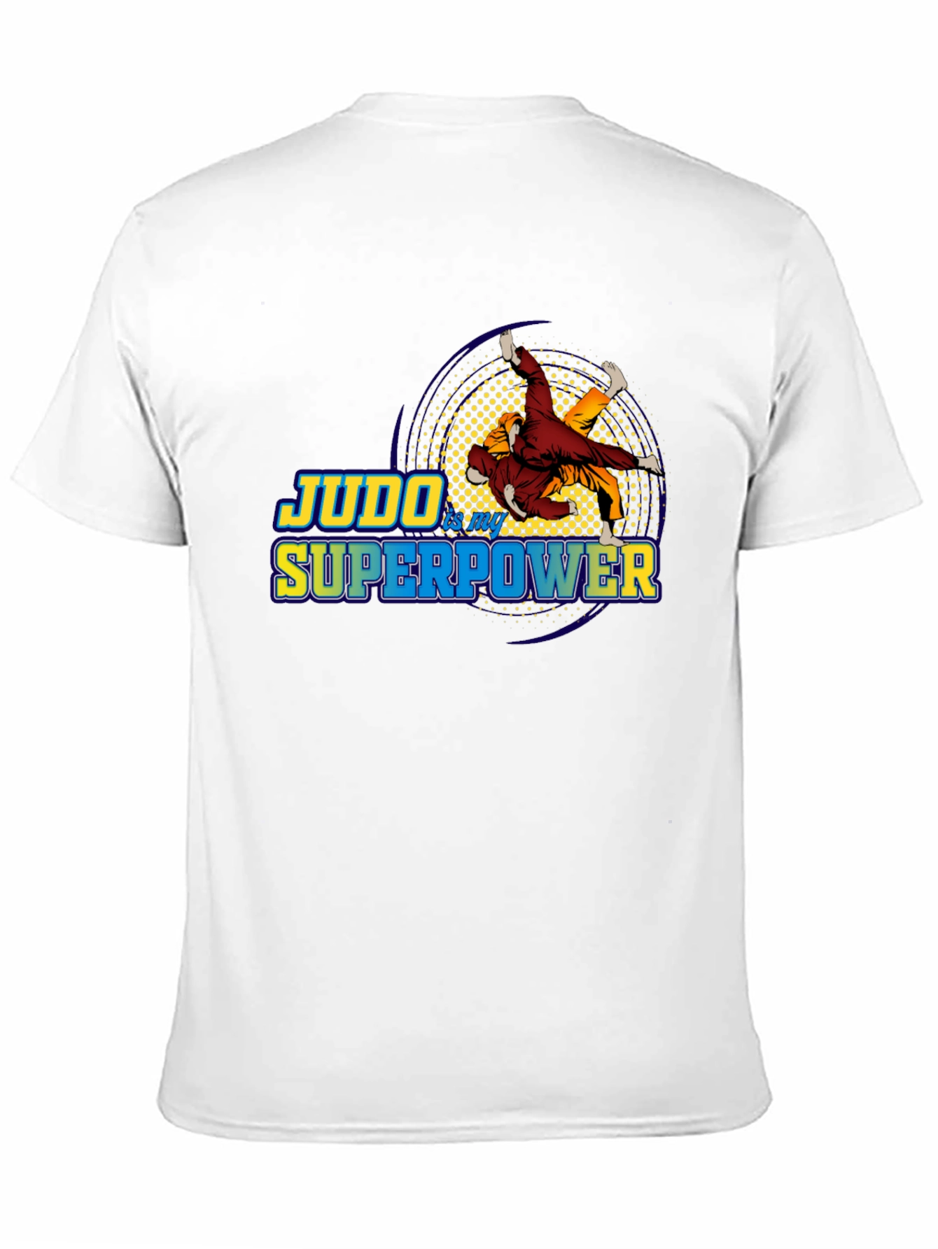 Judo is My Superpower Black T-Shirt