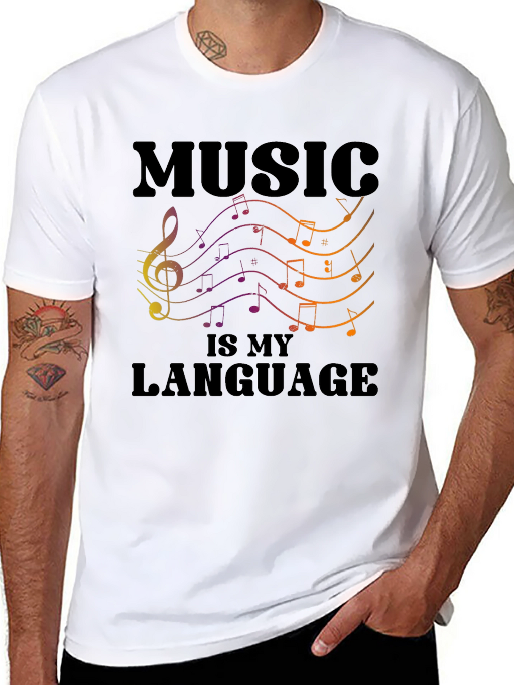 Music Is My Language T-Shirt