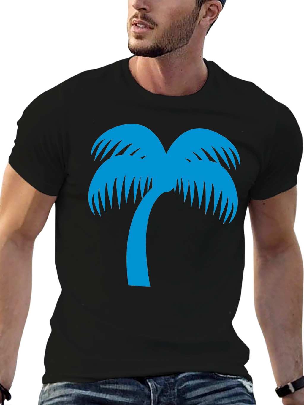 Palm Tree Graphic Tee - Island Vibes T-Shirt