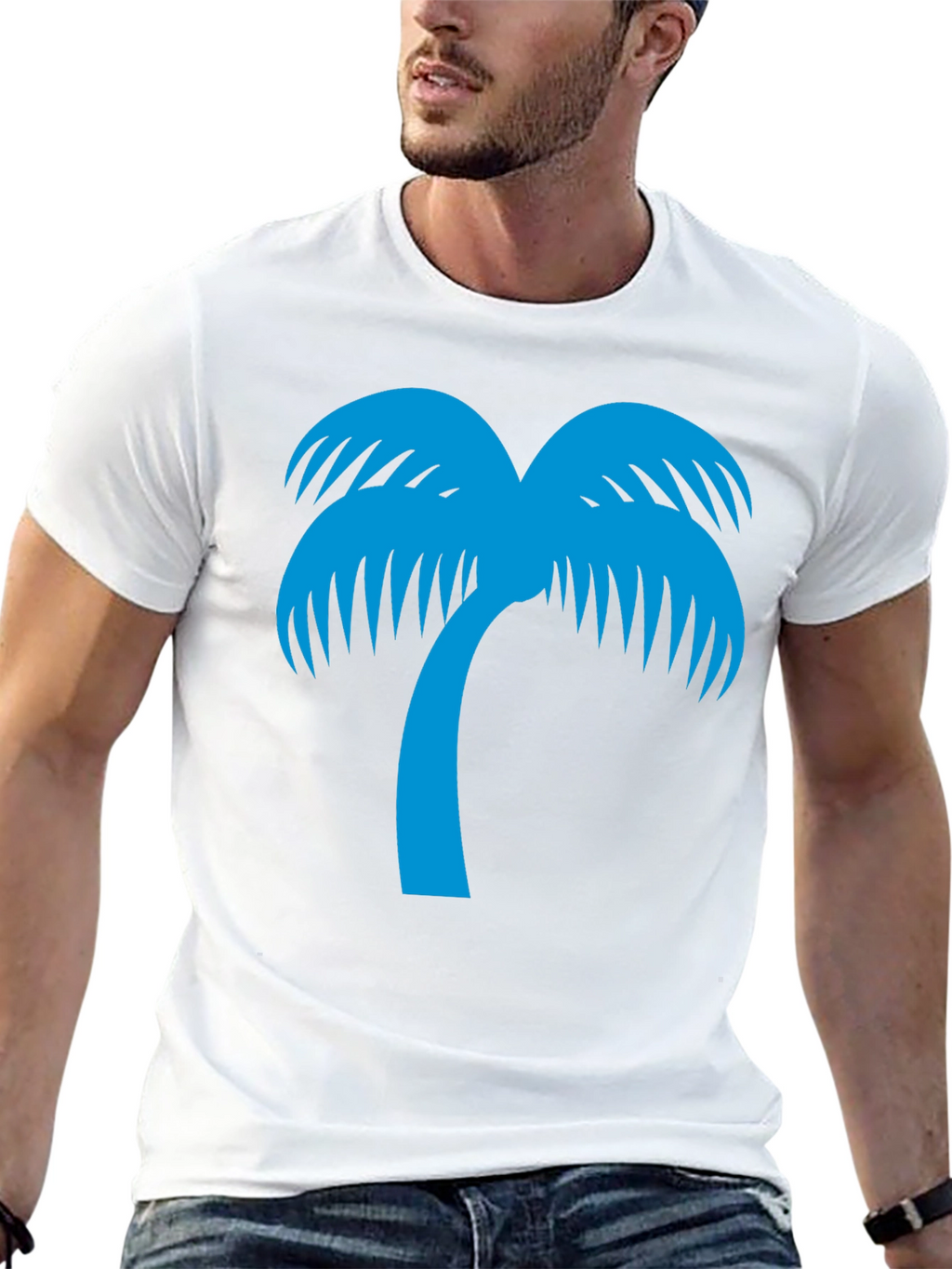 Palm Tree Graphic Tee - Island Vibes T-Shirt