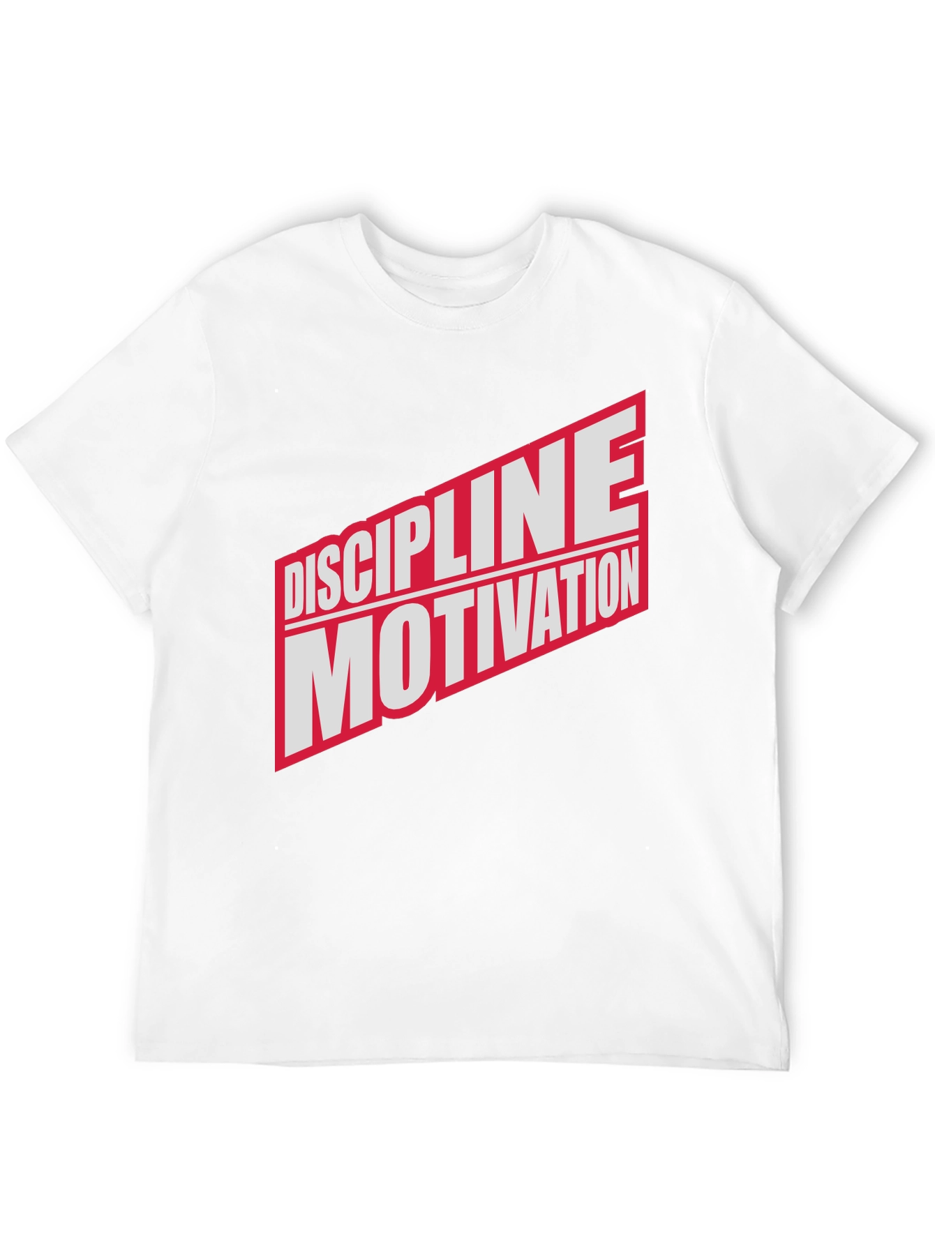 Discipline Motivation Black Graphic T-Shirt