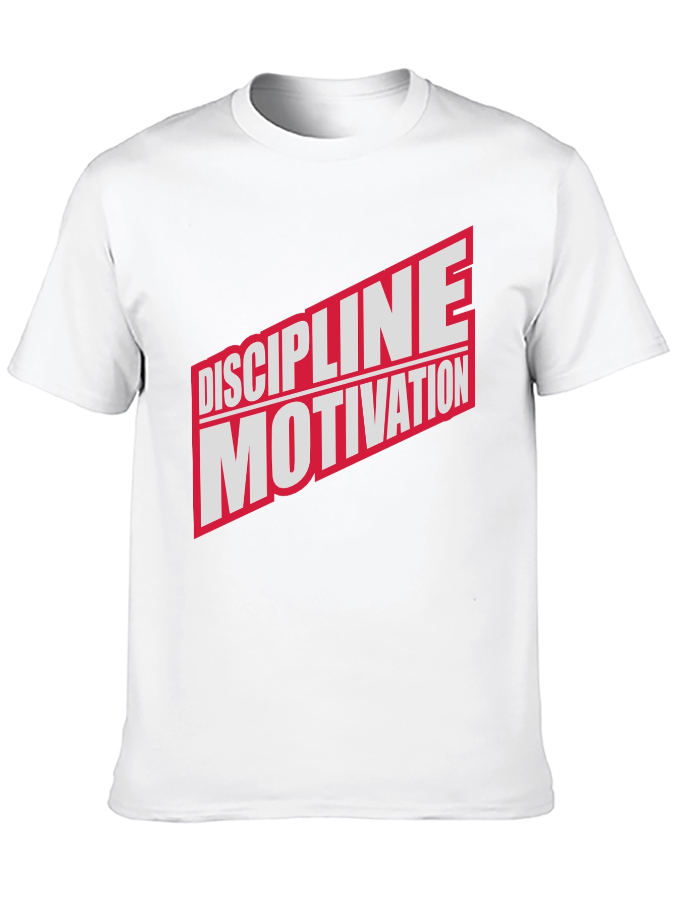 Discipline Motivation Black Graphic T-Shirt