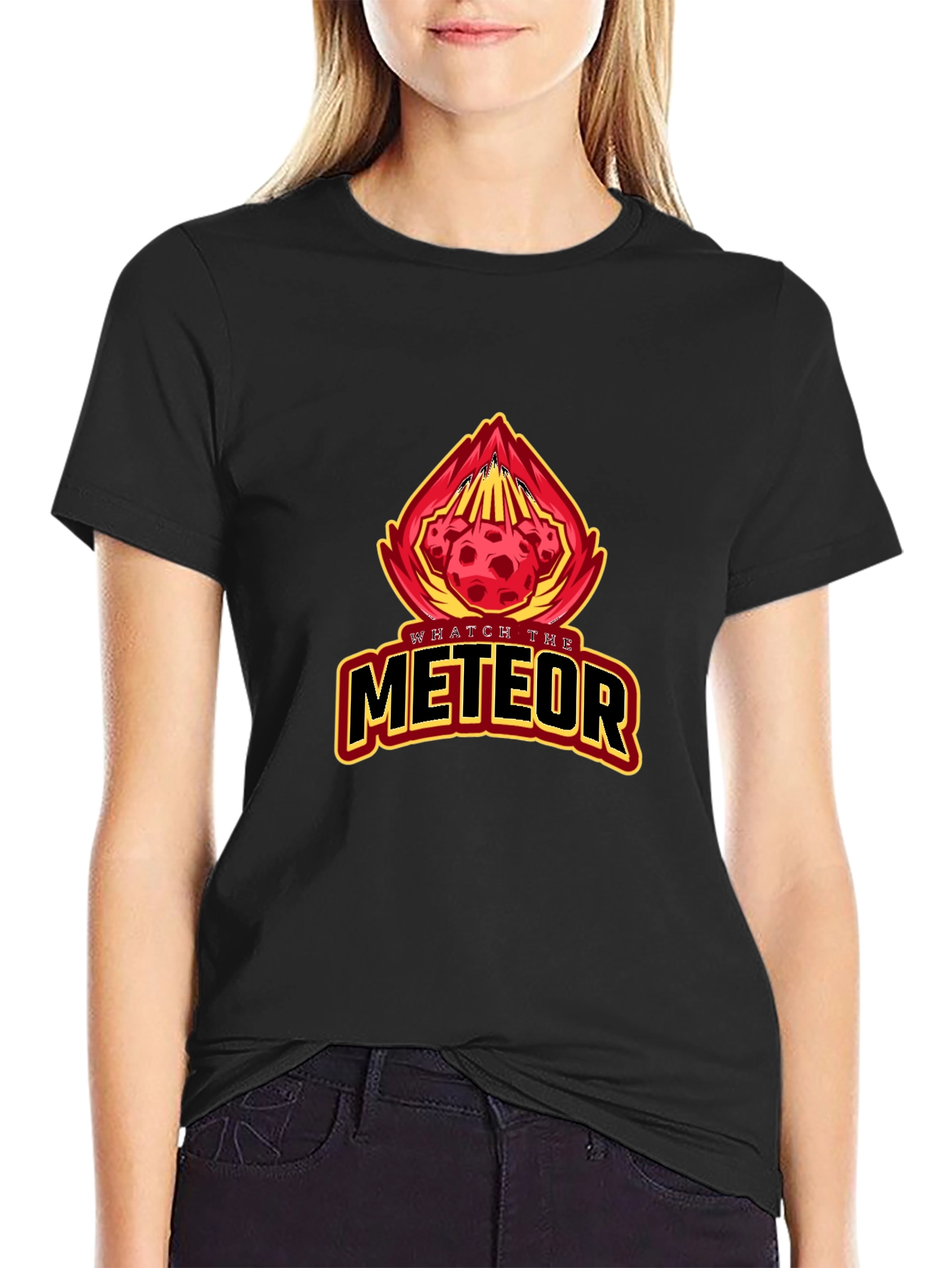 Watch the Meteor Black Graphic Tee
