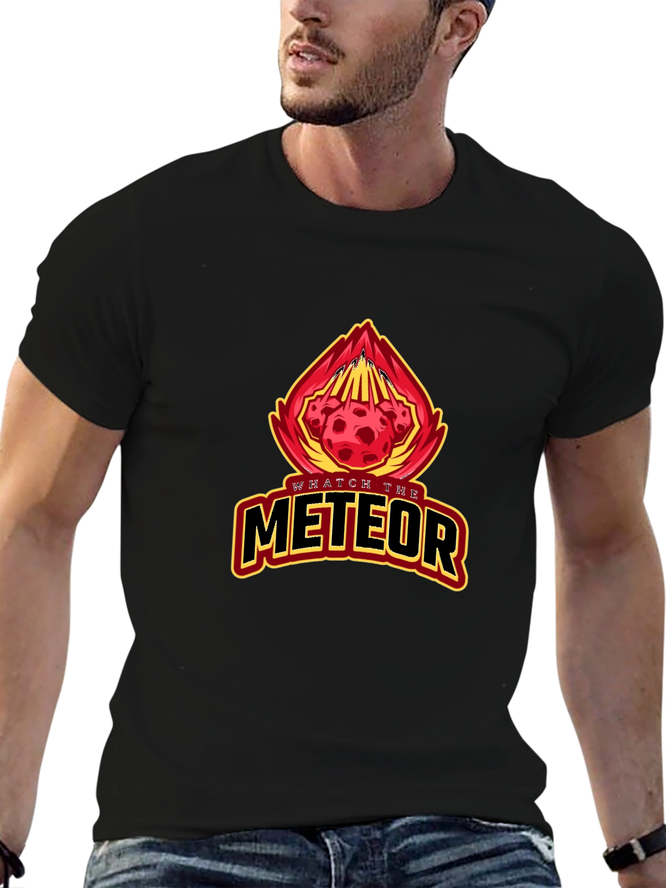 Watch the Meteor Black Graphic Tee