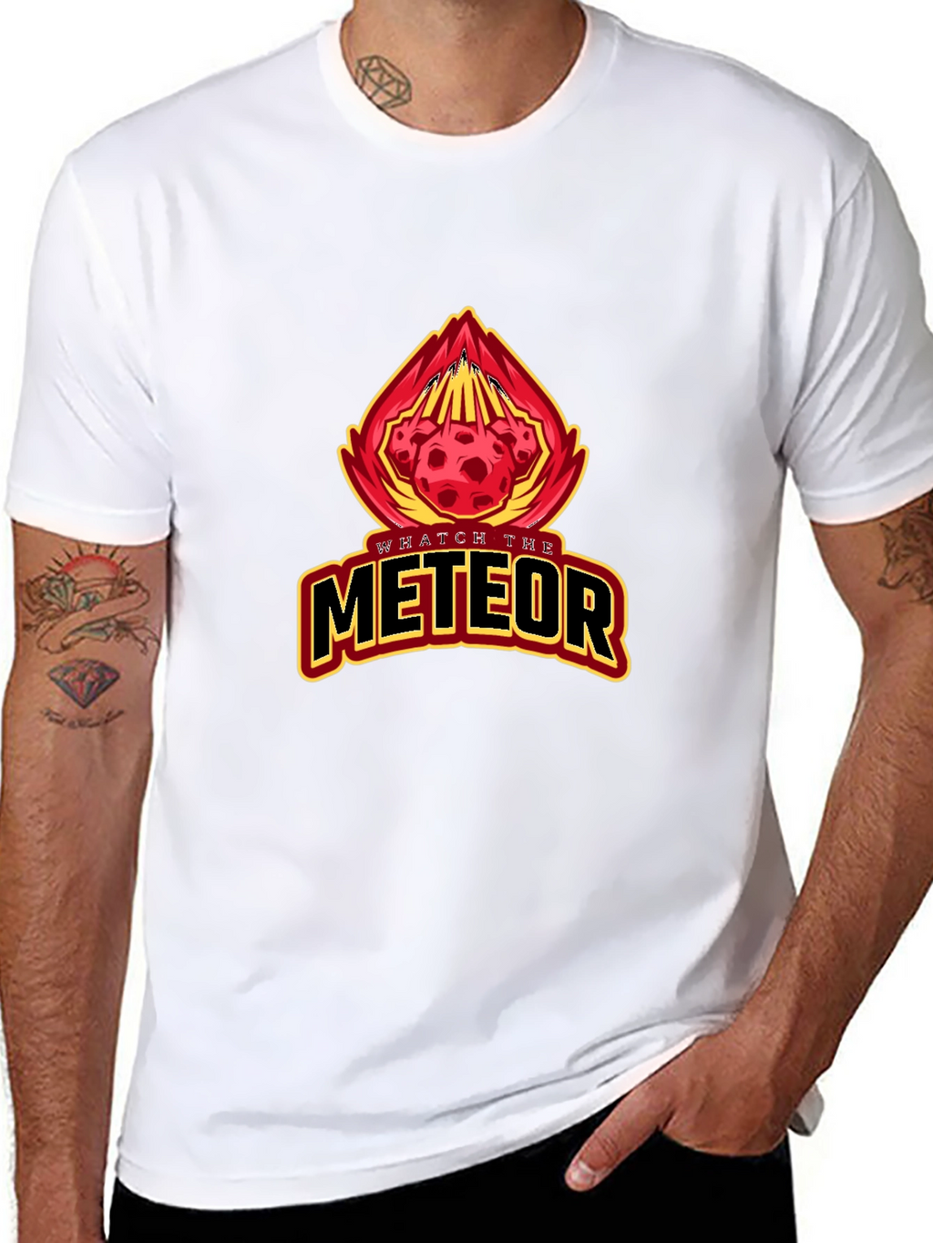 Watch the Meteor Black Graphic Tee