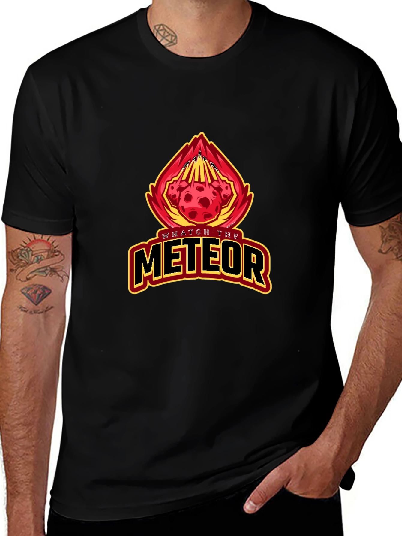 Watch the Meteor Black Graphic Tee