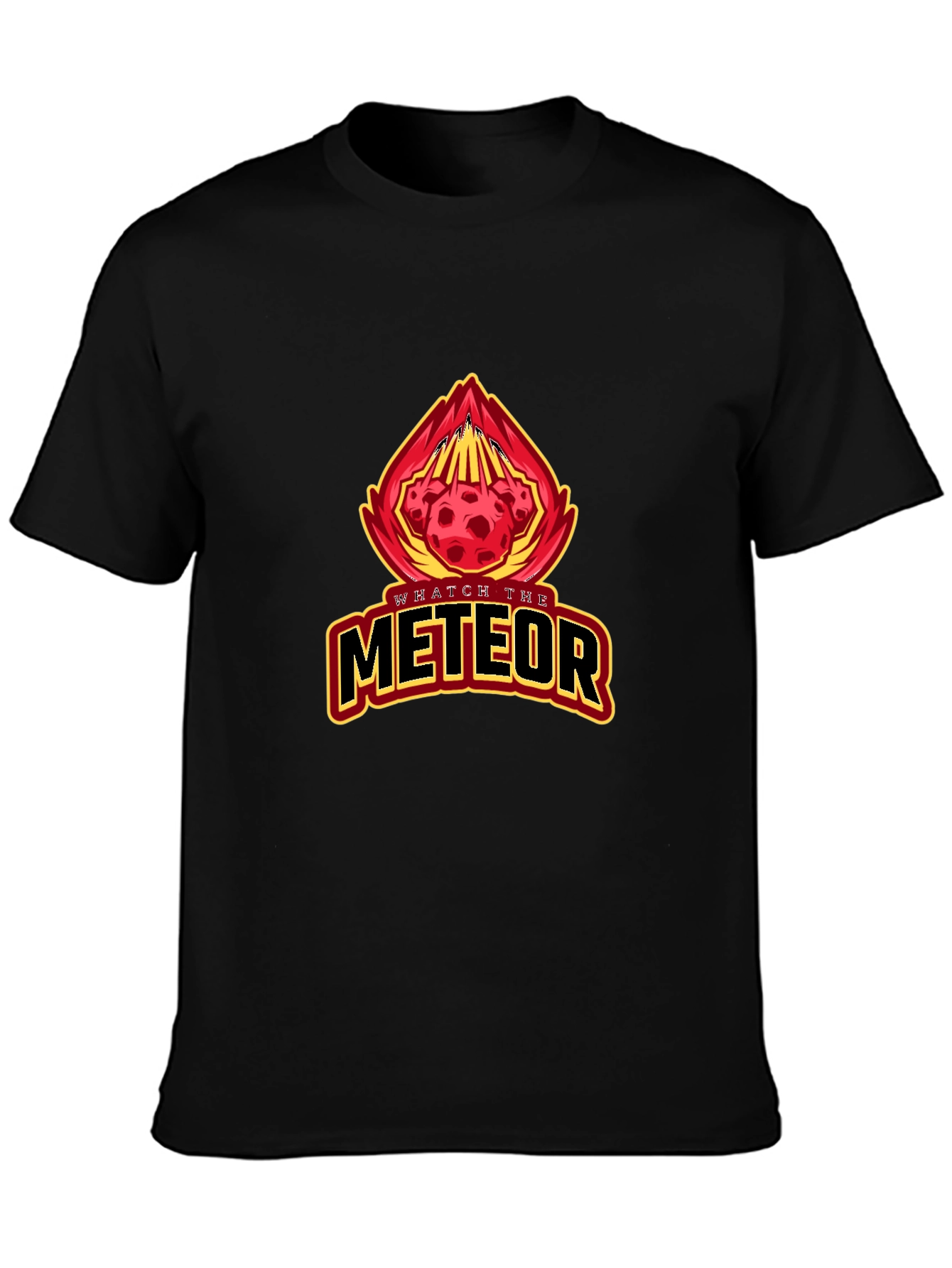 Watch the Meteor Black Graphic Tee