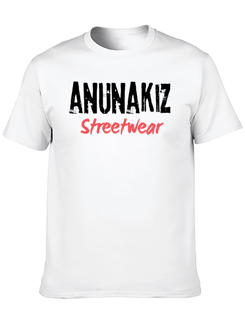 Anunakiz Streetwear Black Graphic T-Shirt