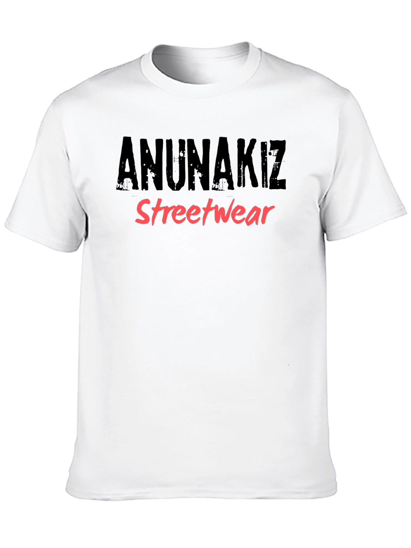 Anunakiz Streetwear Black Graphic T-Shirt