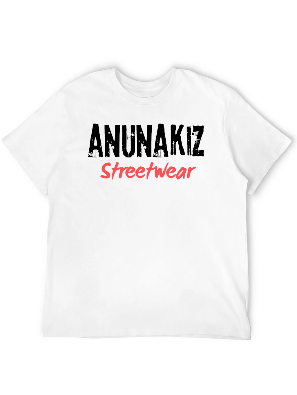 Anunakiz Streetwear Black Graphic T-Shirt