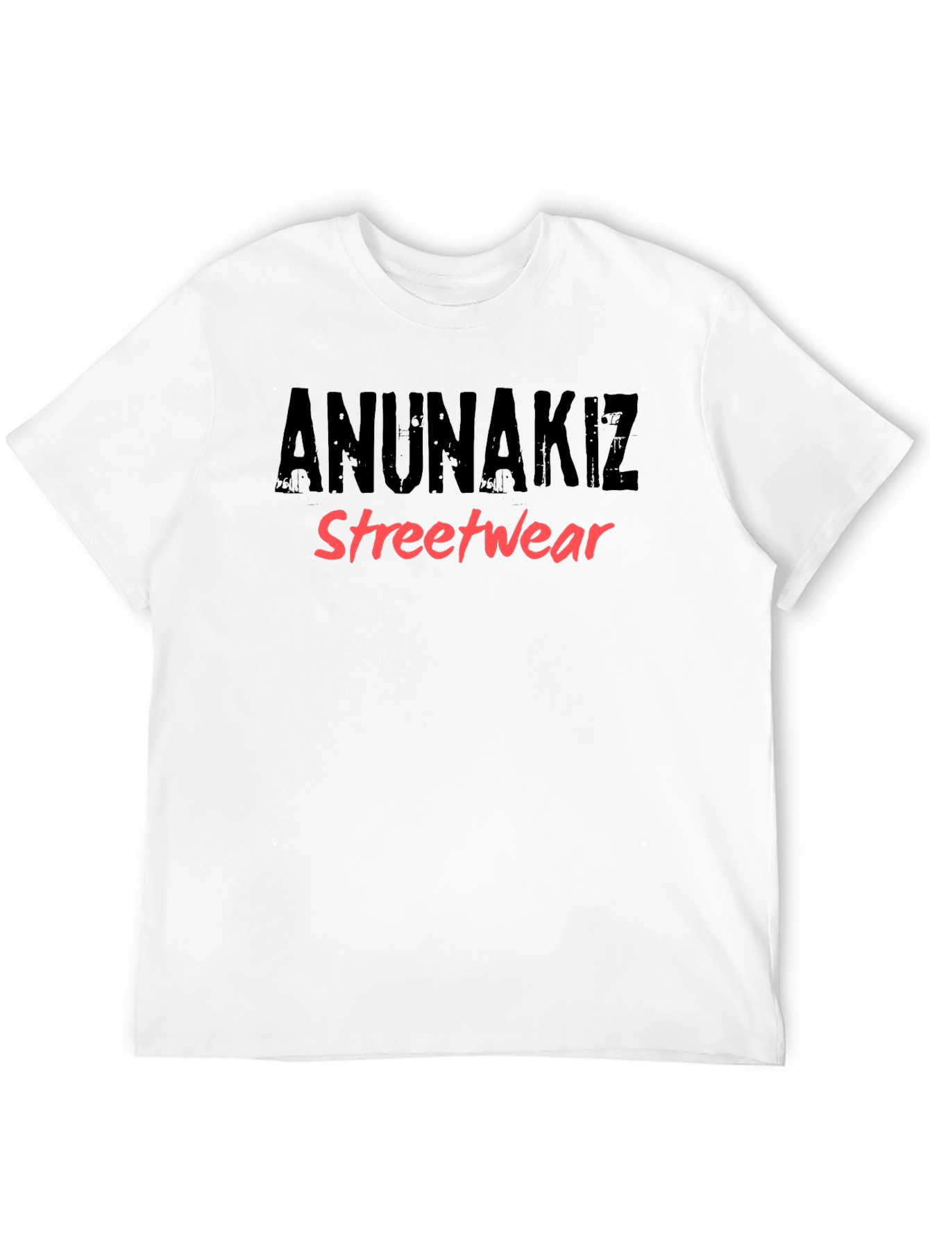 Anunakiz Streetwear Black Graphic T-Shirt
