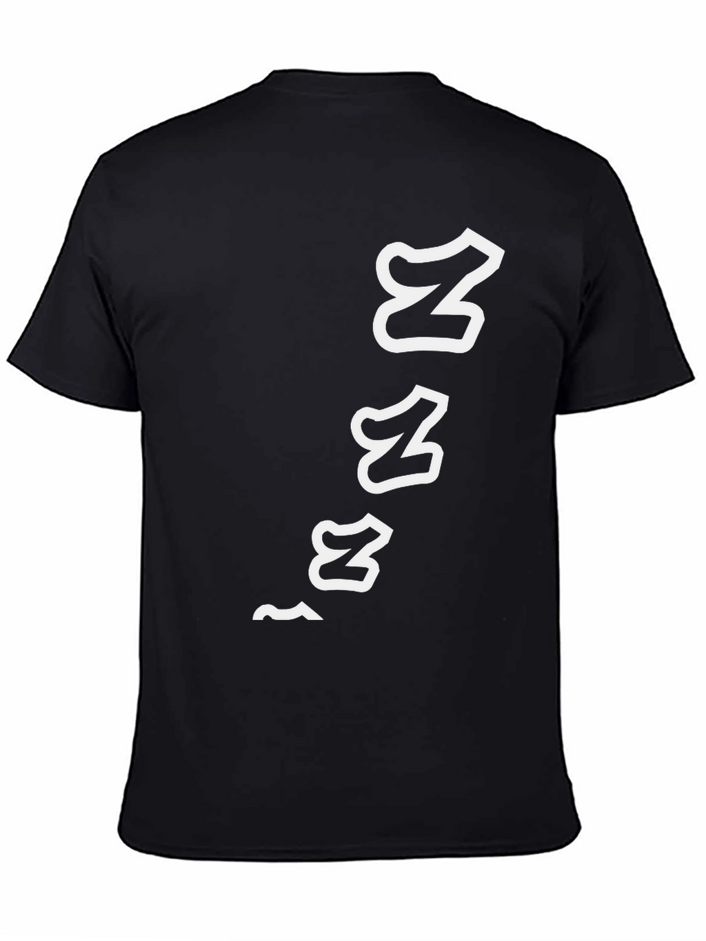 Mens Black ZZZ Graphic Tee - Sleepy Time Style