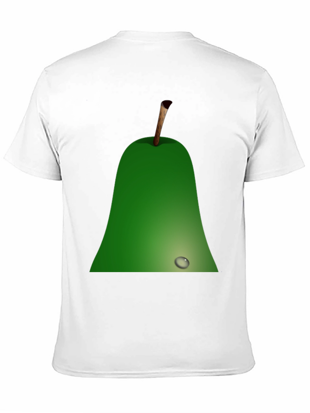Pear Graphic Black T-Shirt - Unique Fruit Design