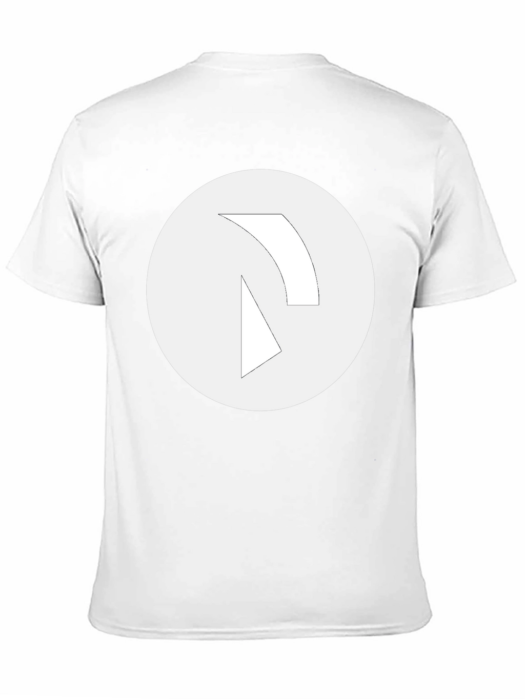 Minimalist Graphic Tee - Black Cotton Blend