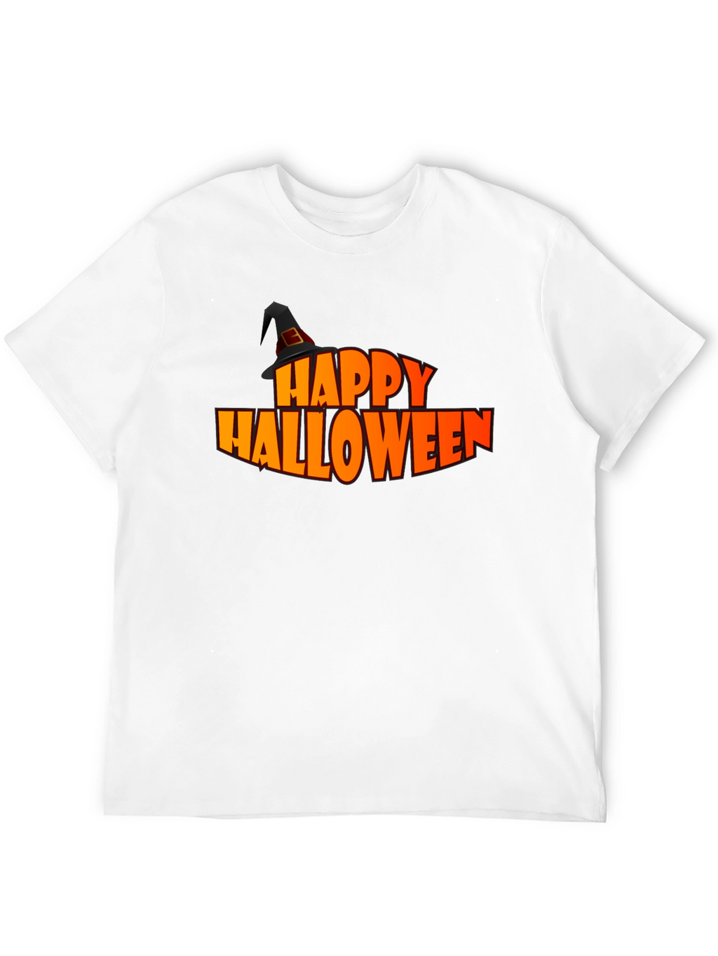 Happy Halloween Graphic Tee - Black Holiday T-Shirt