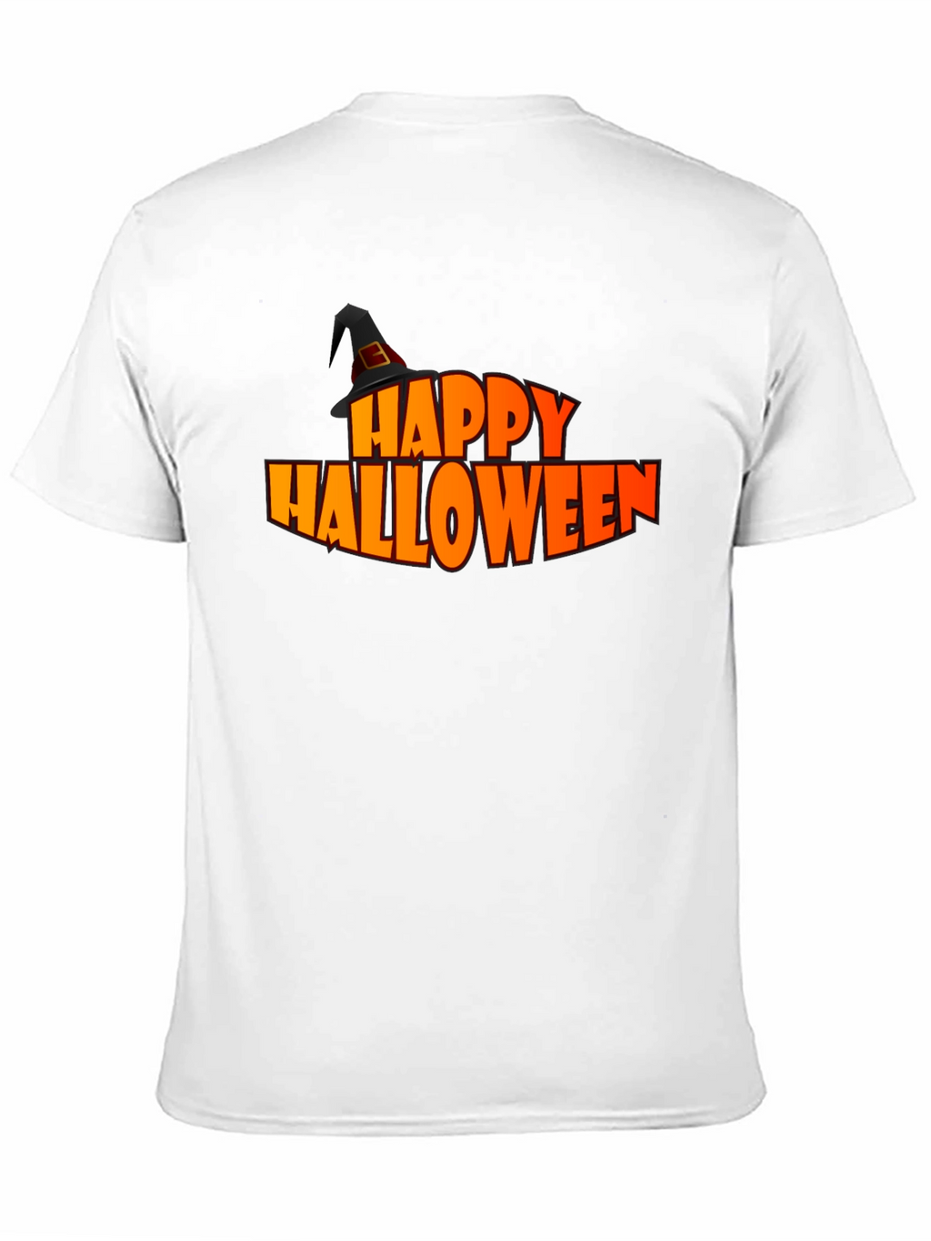 Happy Halloween Graphic Tee - Black Holiday T-Shirt