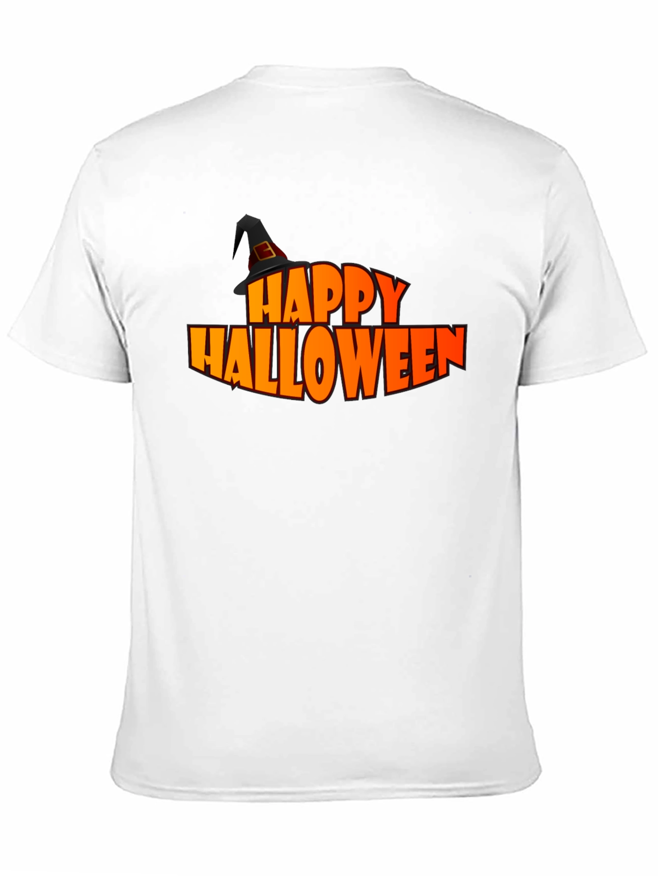 Happy Halloween Graphic Tee - Black Holiday T-Shirt
