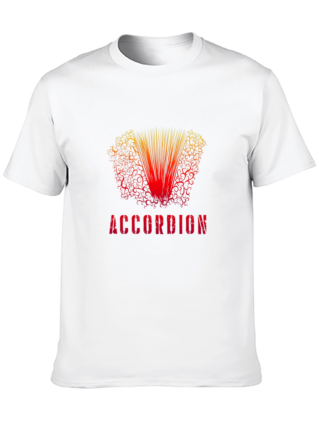 Accordion Graphic Black T-Shirt