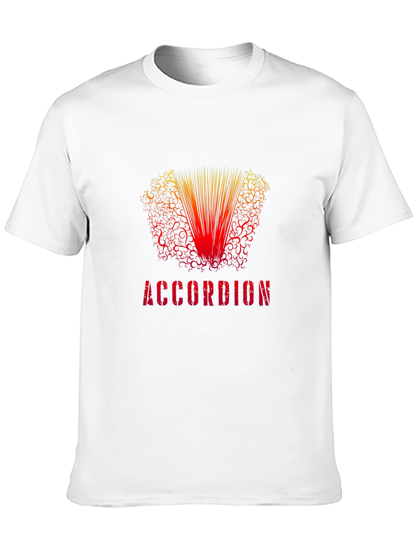 Accordion Graphic Black T-Shirt