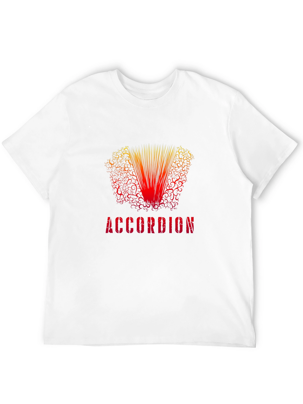 Accordion Graphic Black T-Shirt