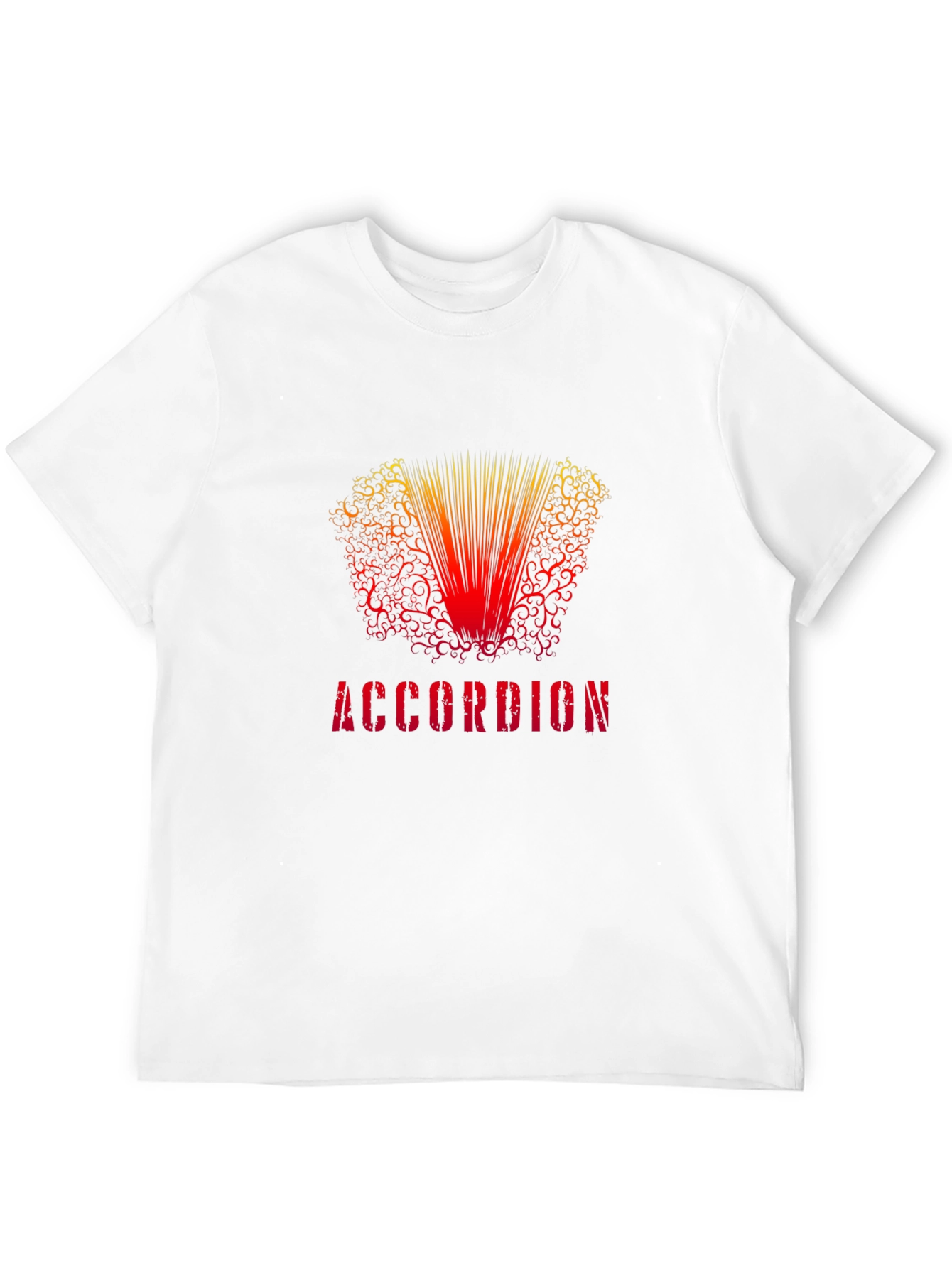Accordion Graphic Black T-Shirt