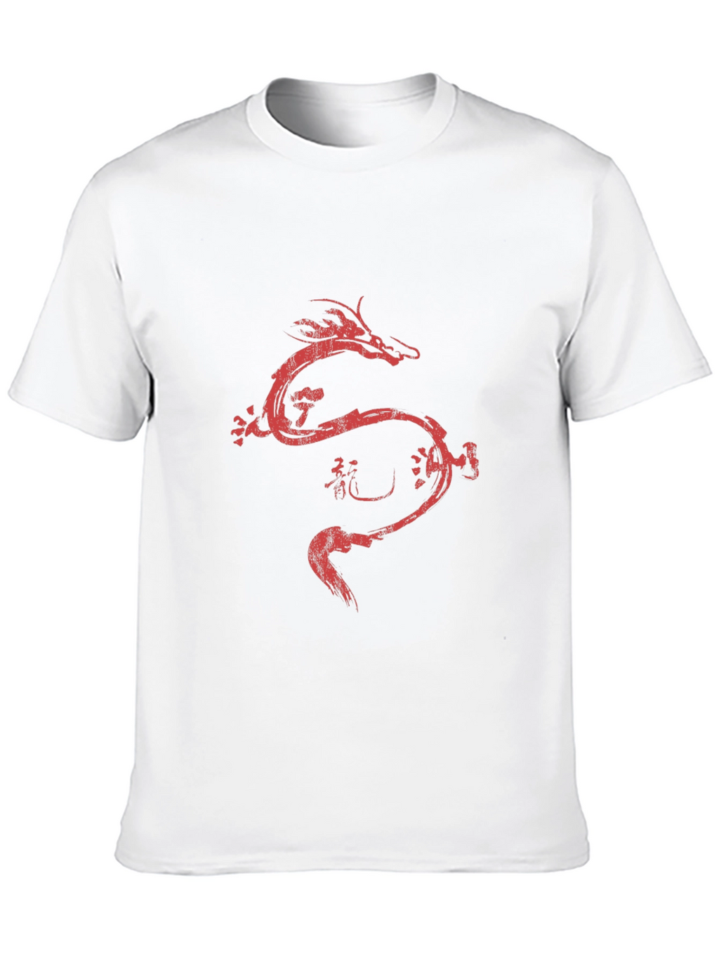 Dragon Brush Stroke Graphic Tee