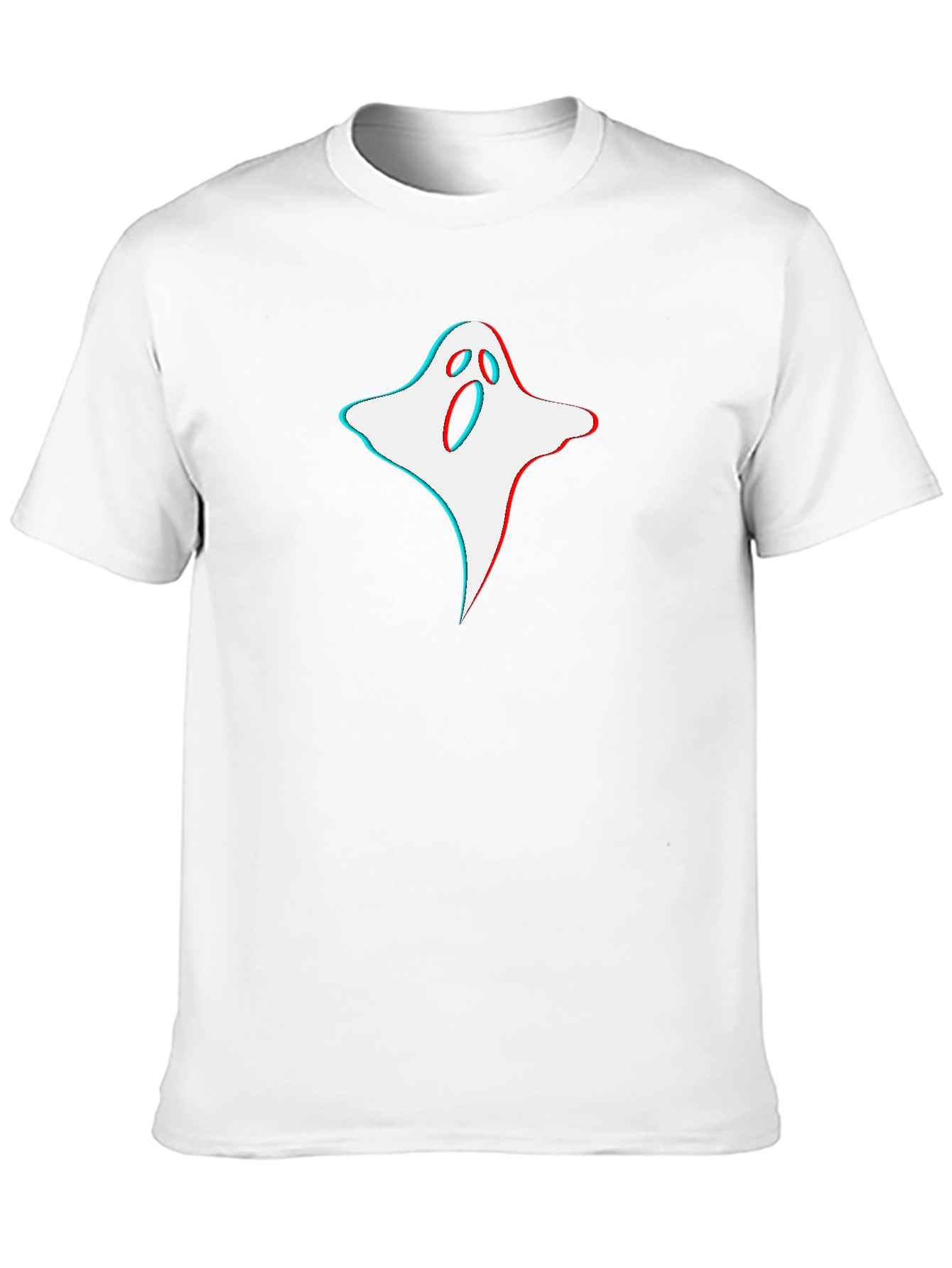 Spooky Ghost Graphic T-Shirt - Halloween Ready