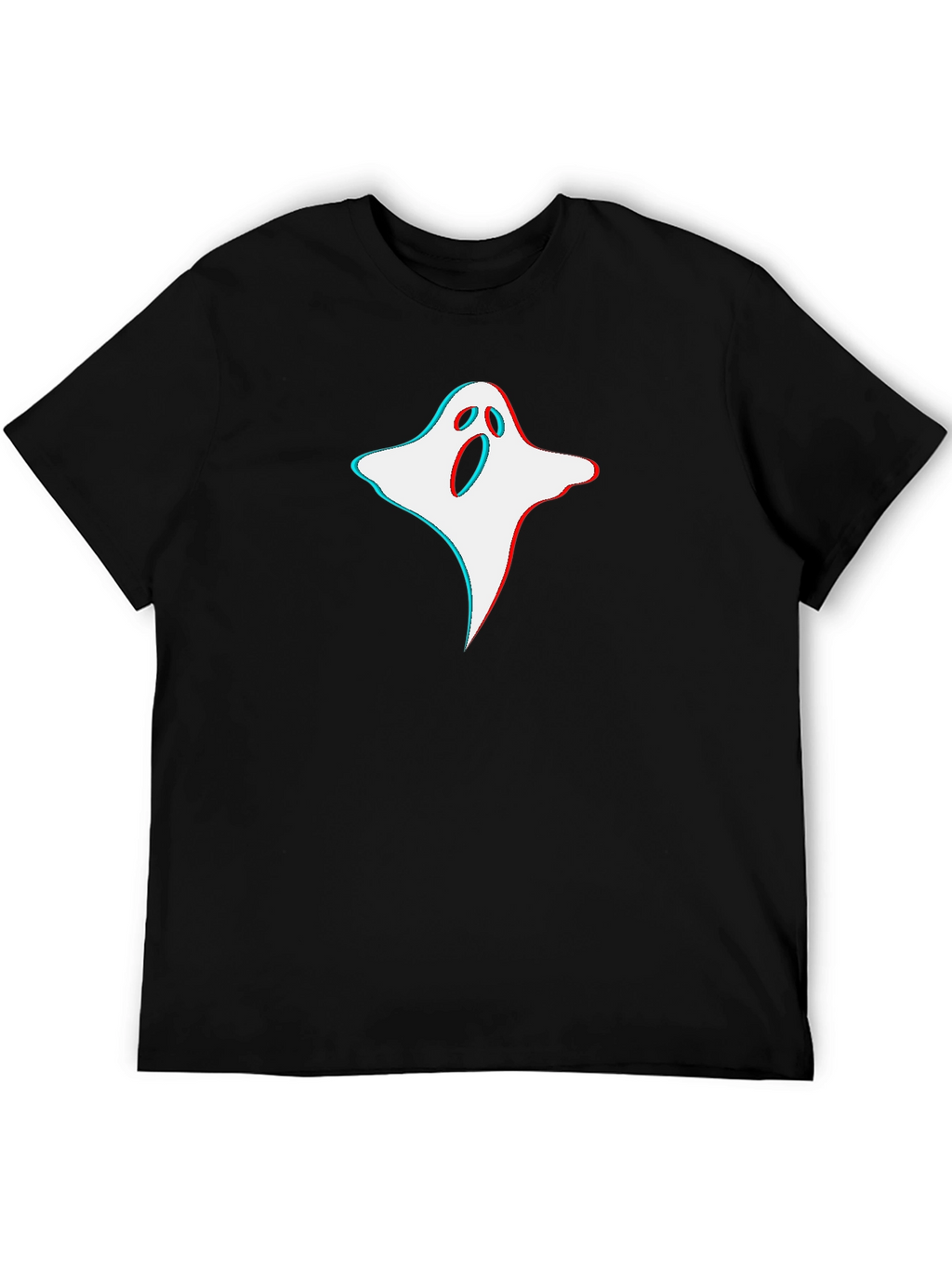 Spooky Ghost Graphic T-Shirt - Halloween Ready