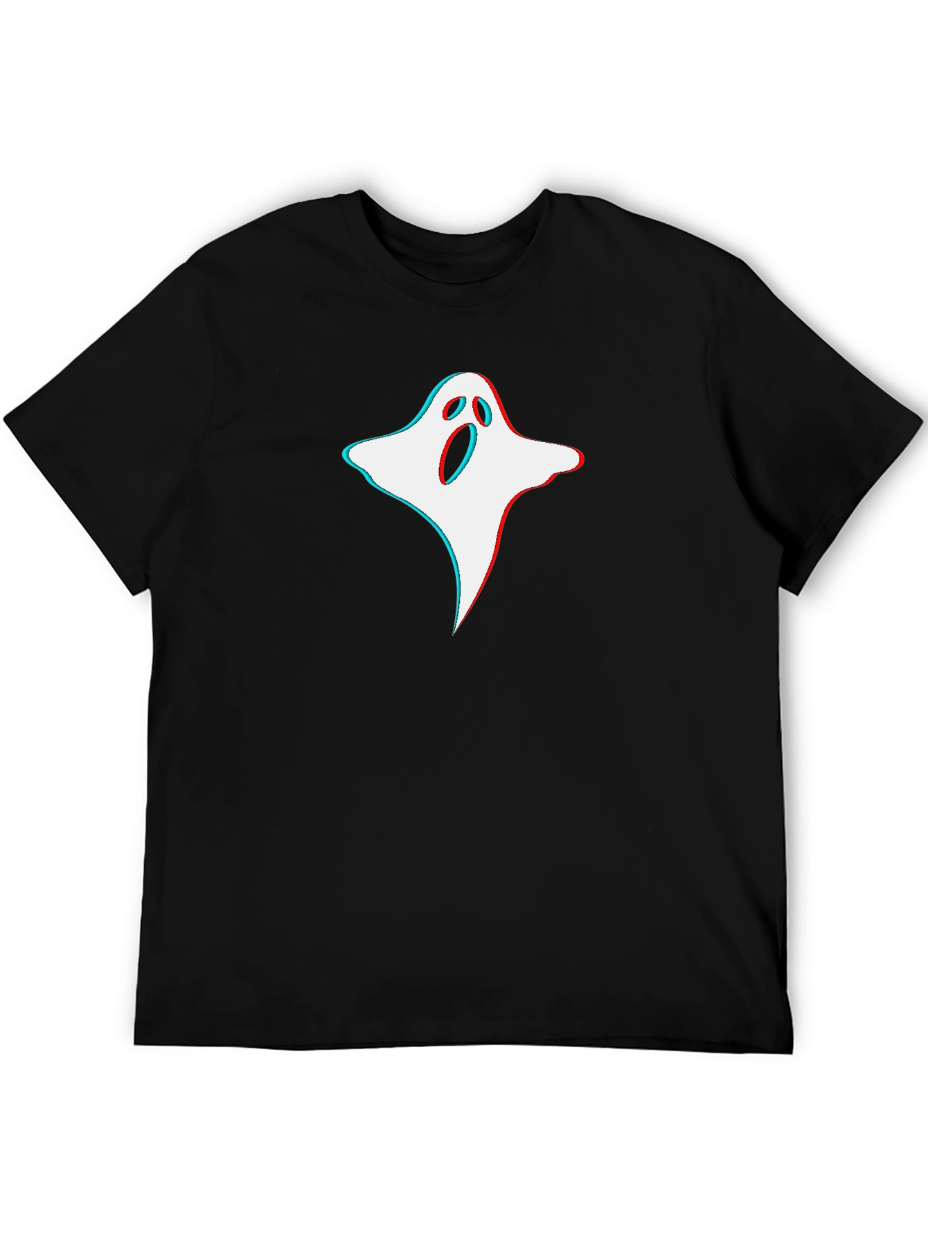 Spooky Ghost Graphic T-Shirt - Halloween Ready