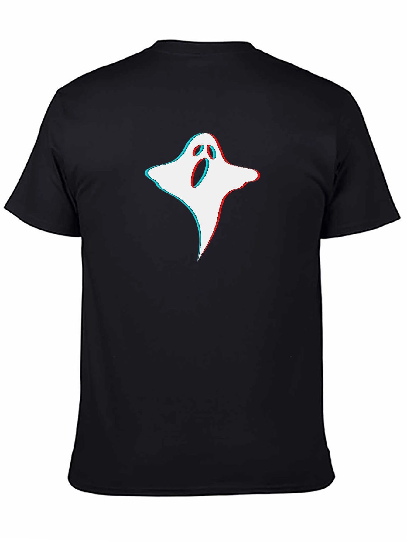 Spooky Ghost Graphic T-Shirt - Halloween Ready