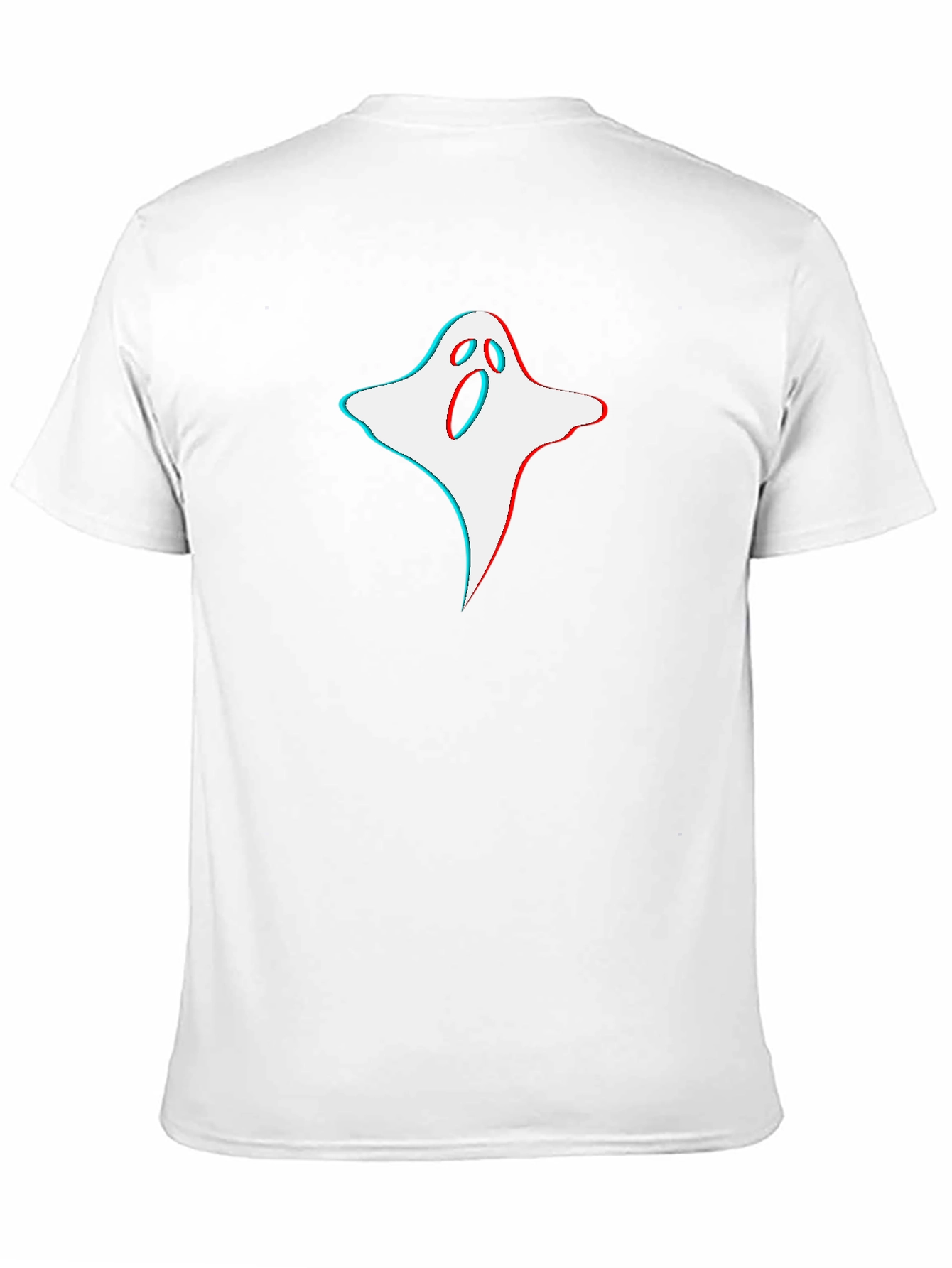 Spooky Ghost Graphic T-Shirt - Halloween Ready