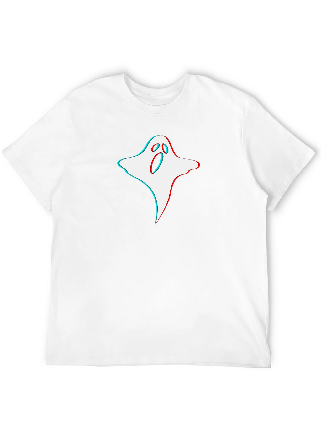 Spooky Ghost Graphic T-Shirt - Halloween Ready