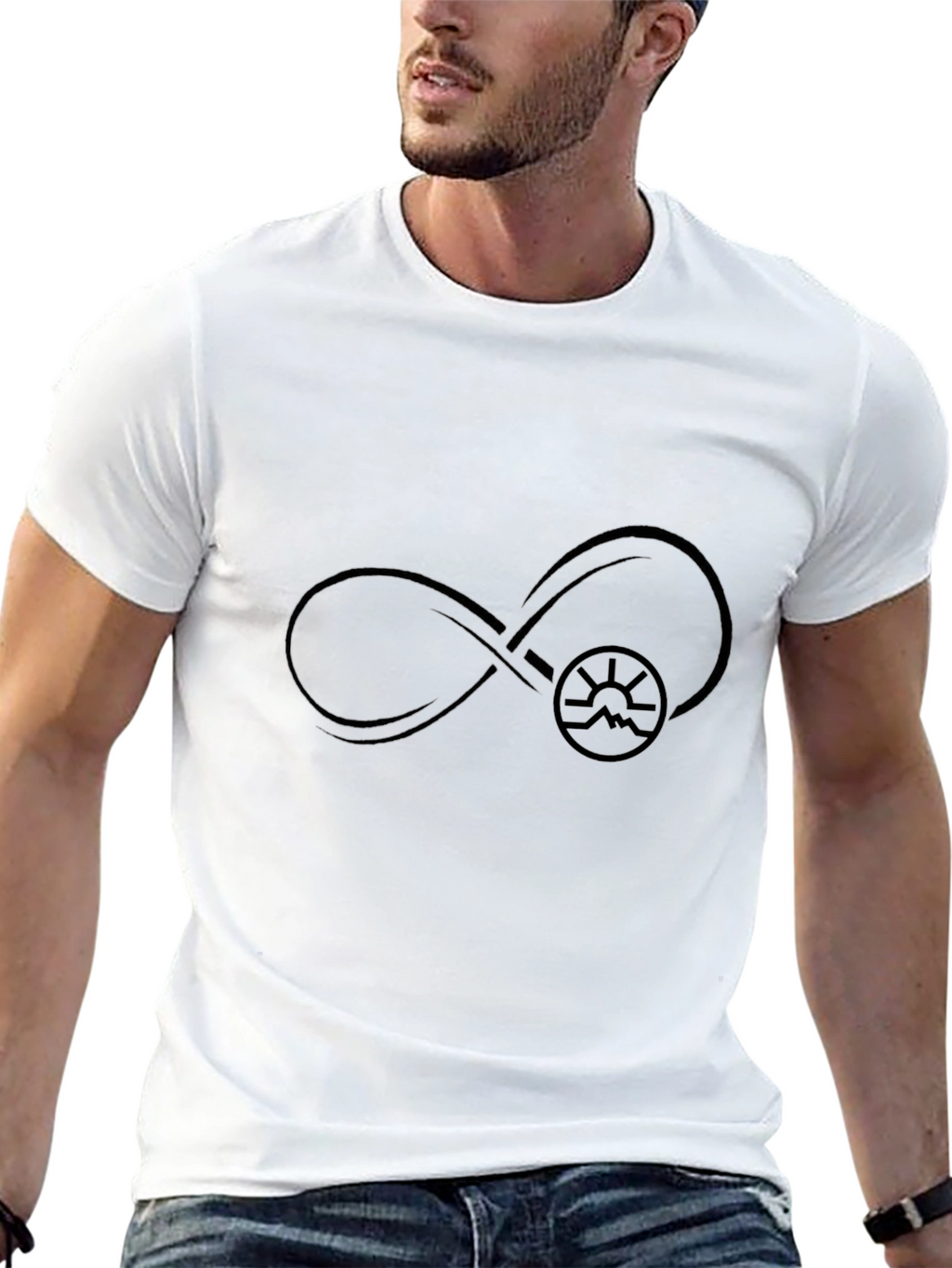 Infinity Mountain Graphic Tee - Adventure Style