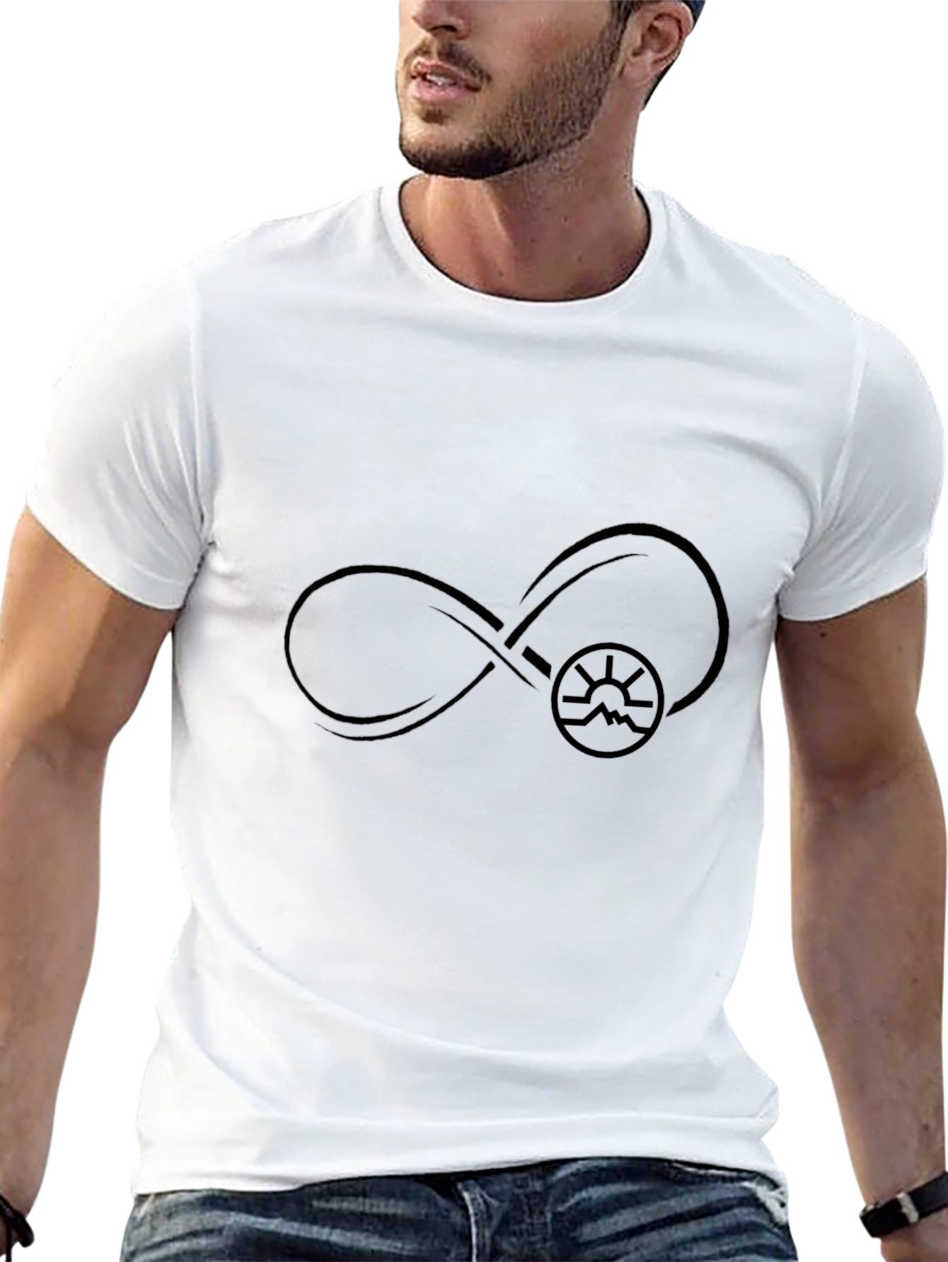 Infinity Mountain Graphic Tee - Adventure Style