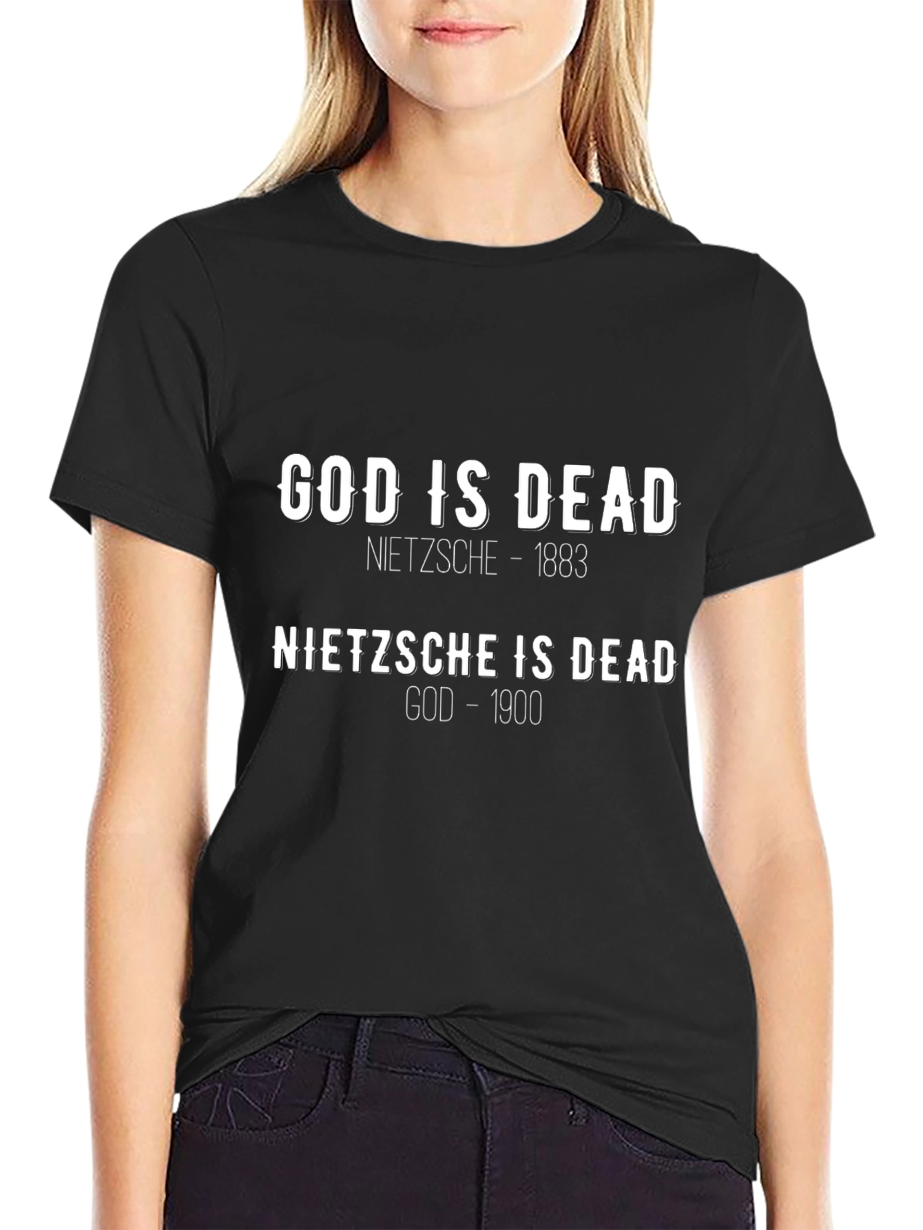 Nietzsche God is Dead Graphic T-Shirt