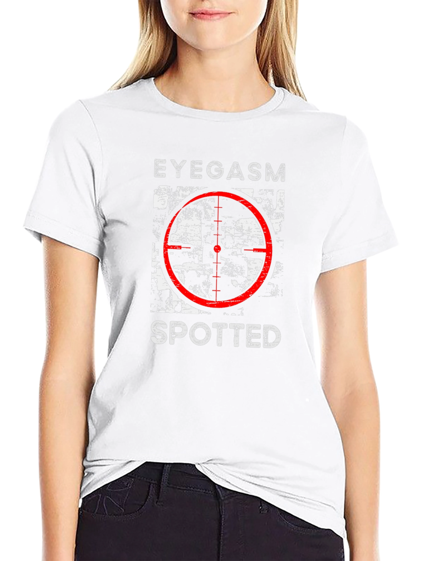 Eyegasm Spotted Graphic Tee - Mens Black T-Shirt