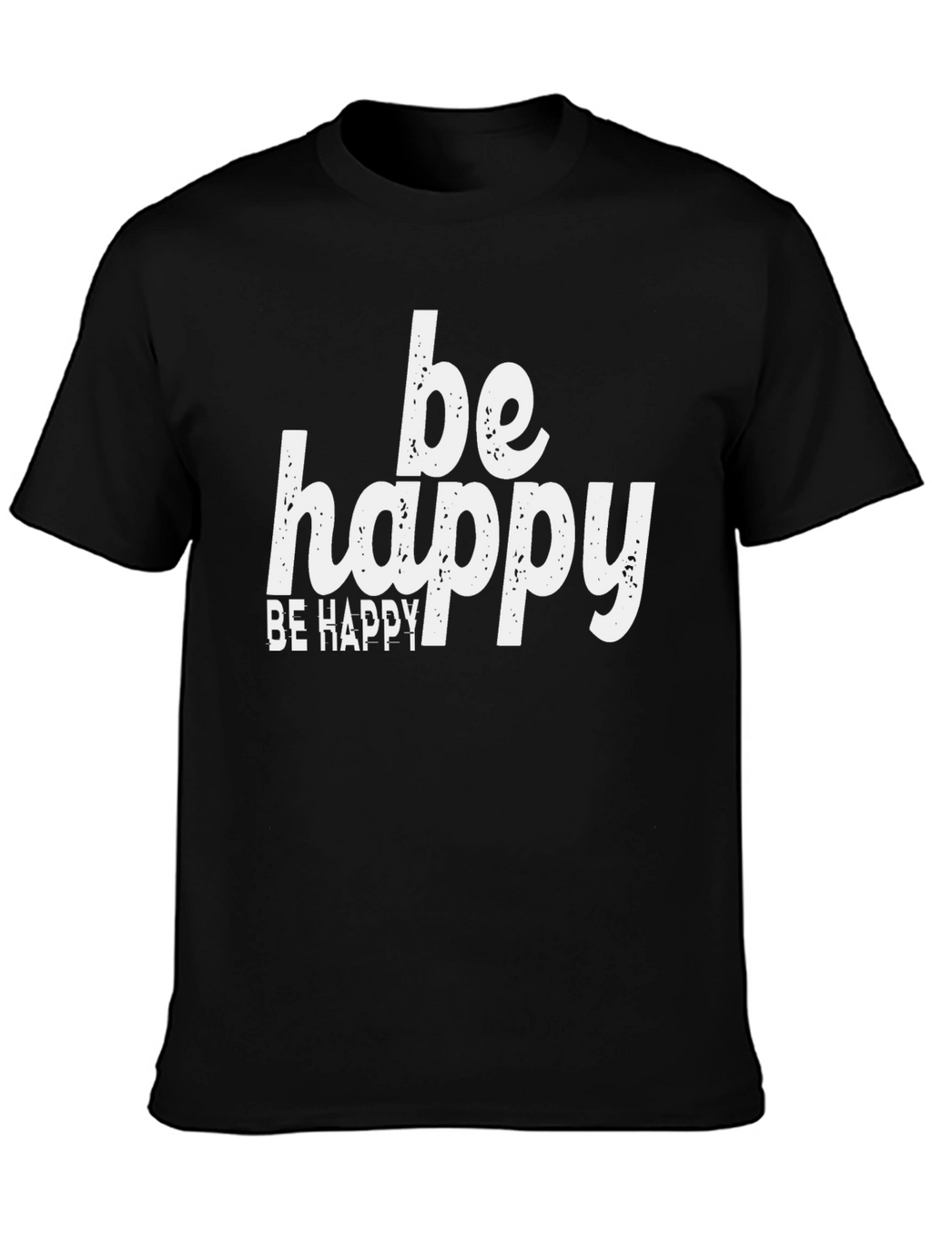Be Happy Graphic Tee - Positive Vibes Shirt