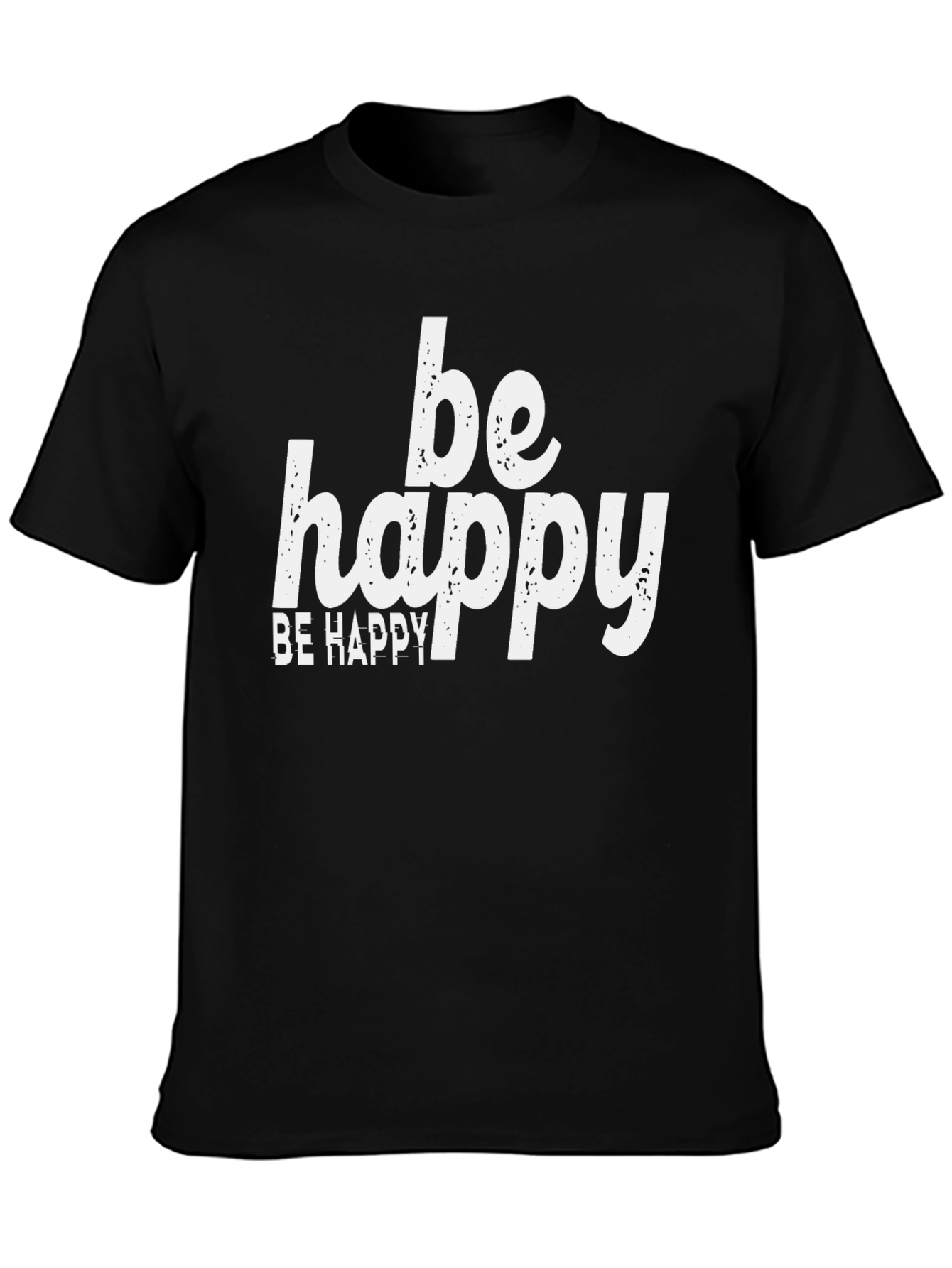Be Happy Graphic Tee - Positive Vibes Shirt