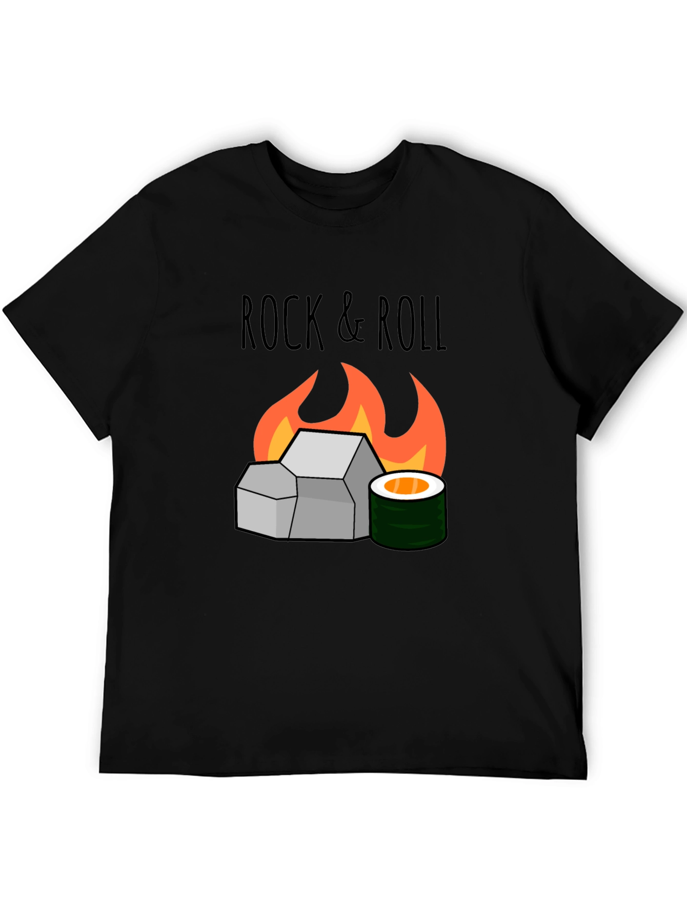 Rock & Roll Sushi Graphic T-Shirt