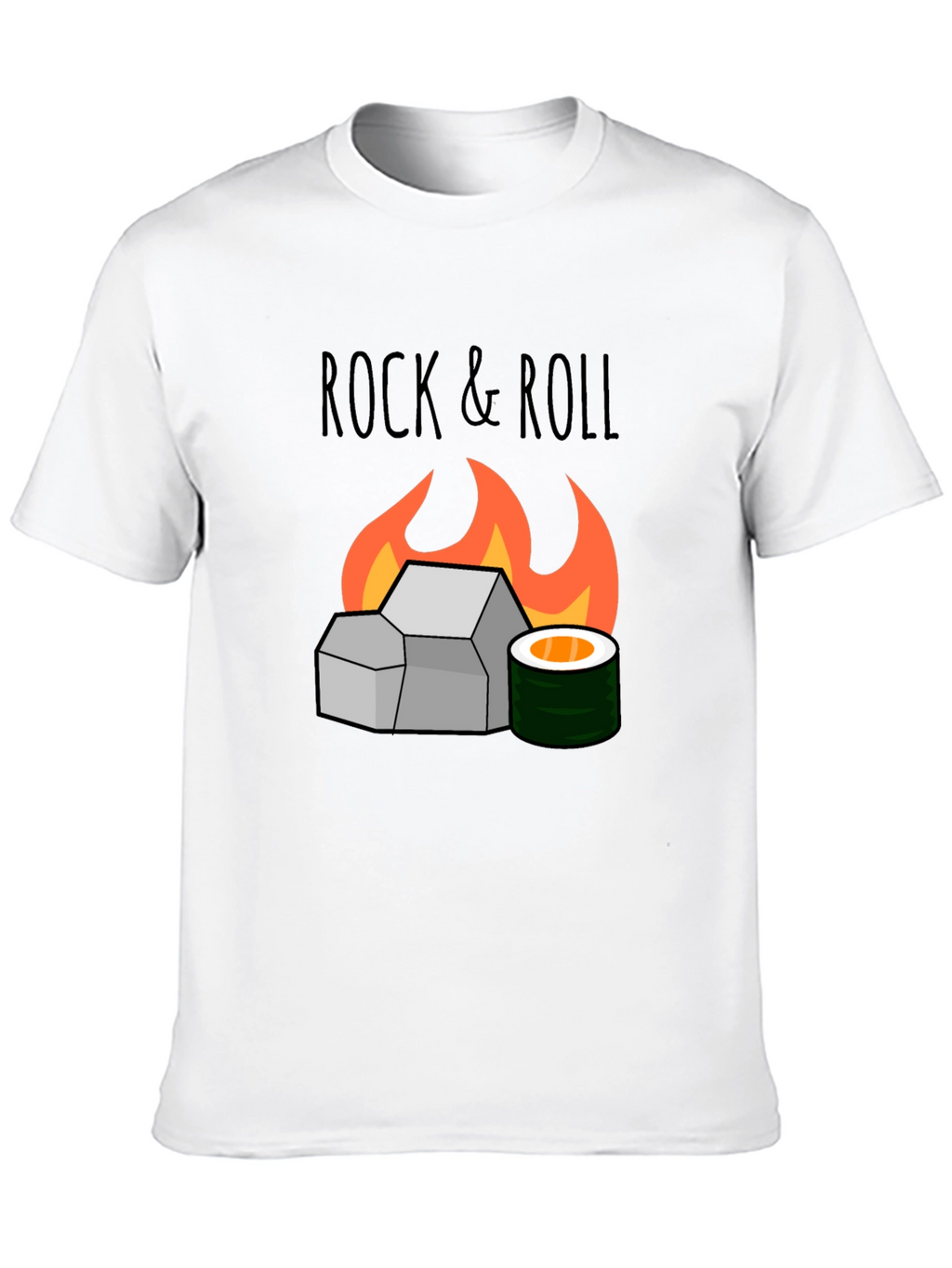 Rock & Roll Sushi Graphic T-Shirt