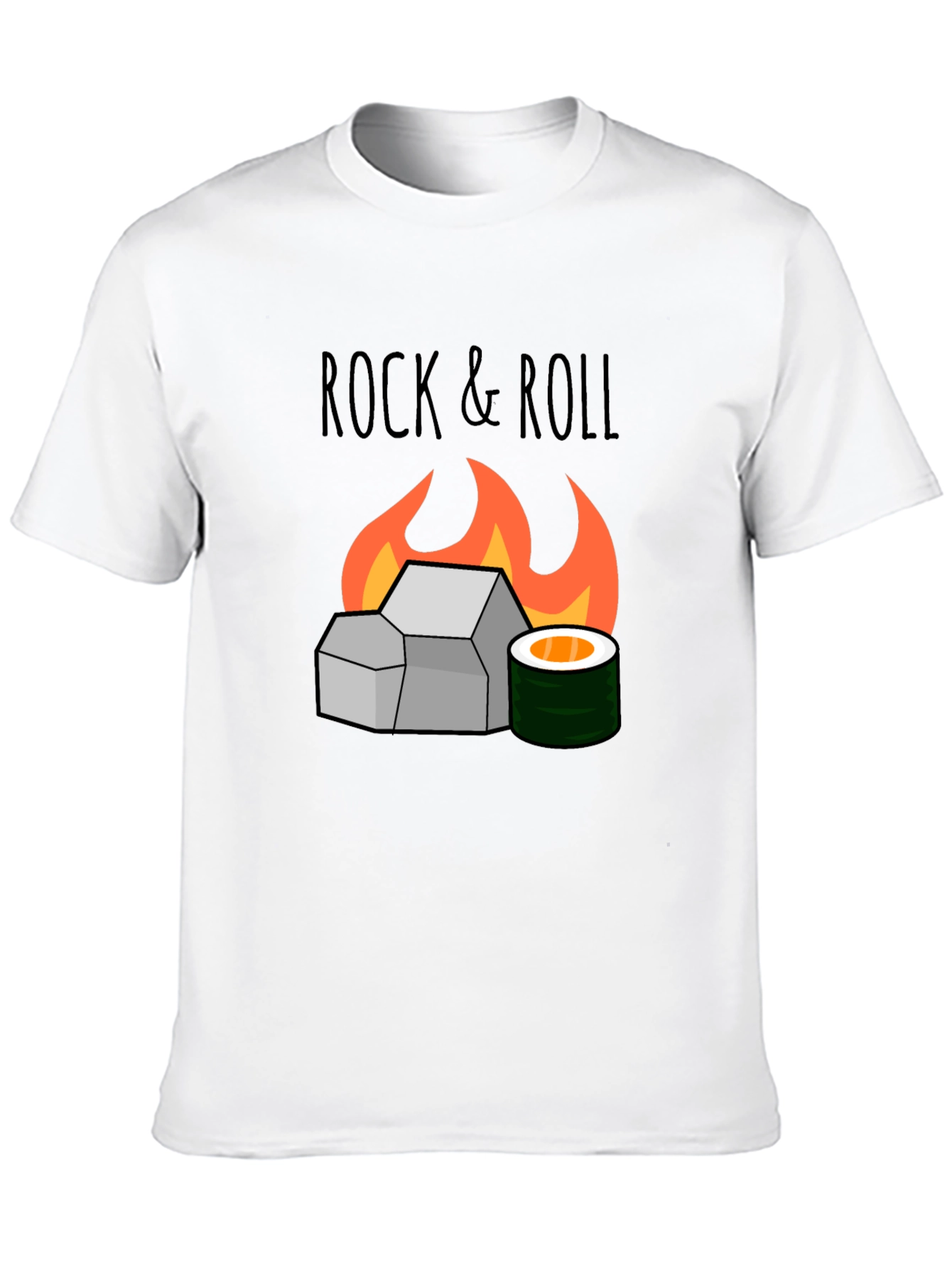 Rock & Roll Sushi Graphic T-Shirt