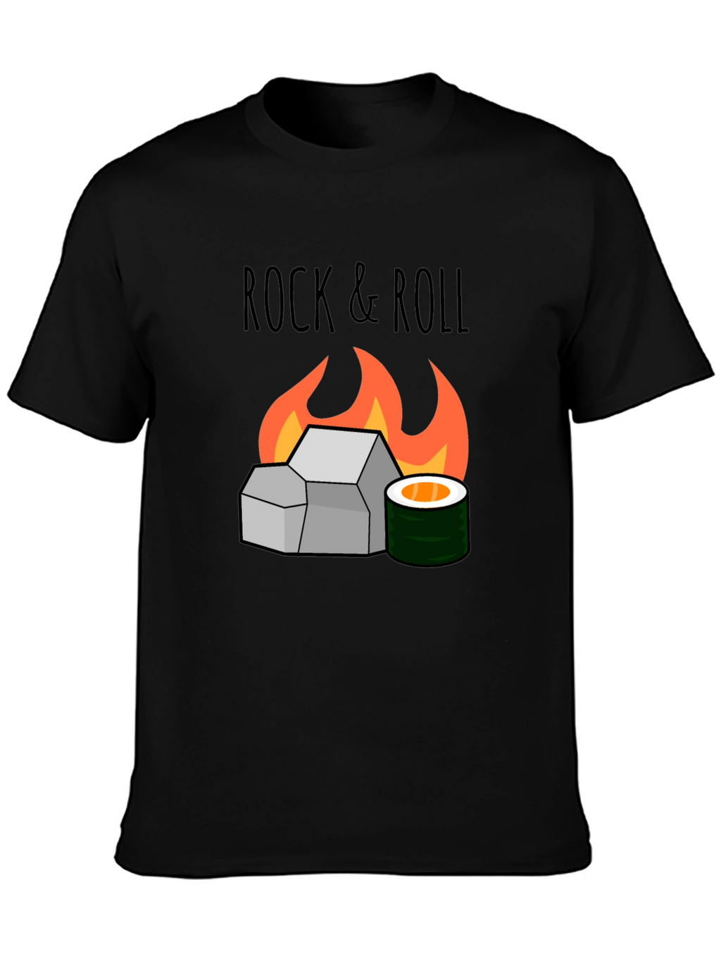 Rock & Roll Sushi Graphic T-Shirt