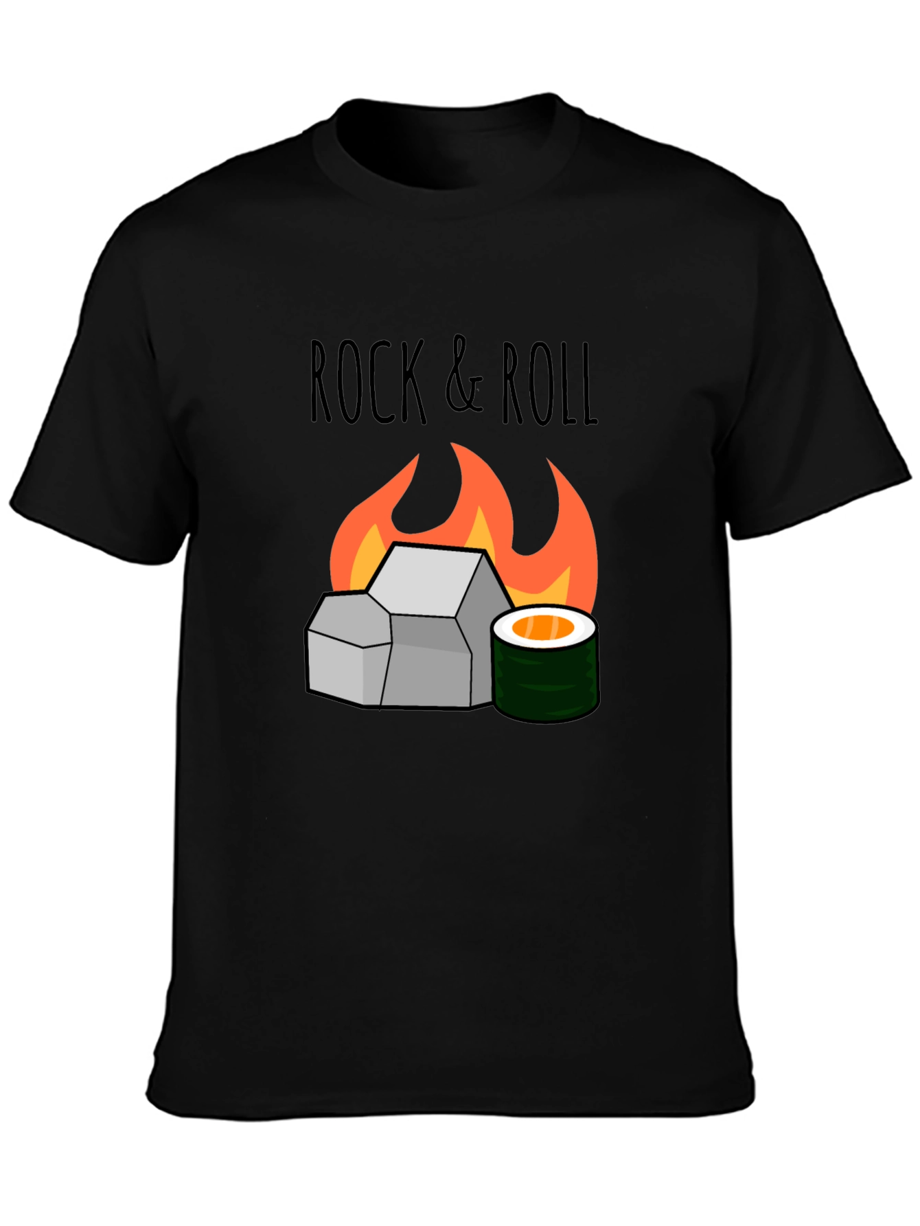 Rock & Roll Sushi Graphic T-Shirt