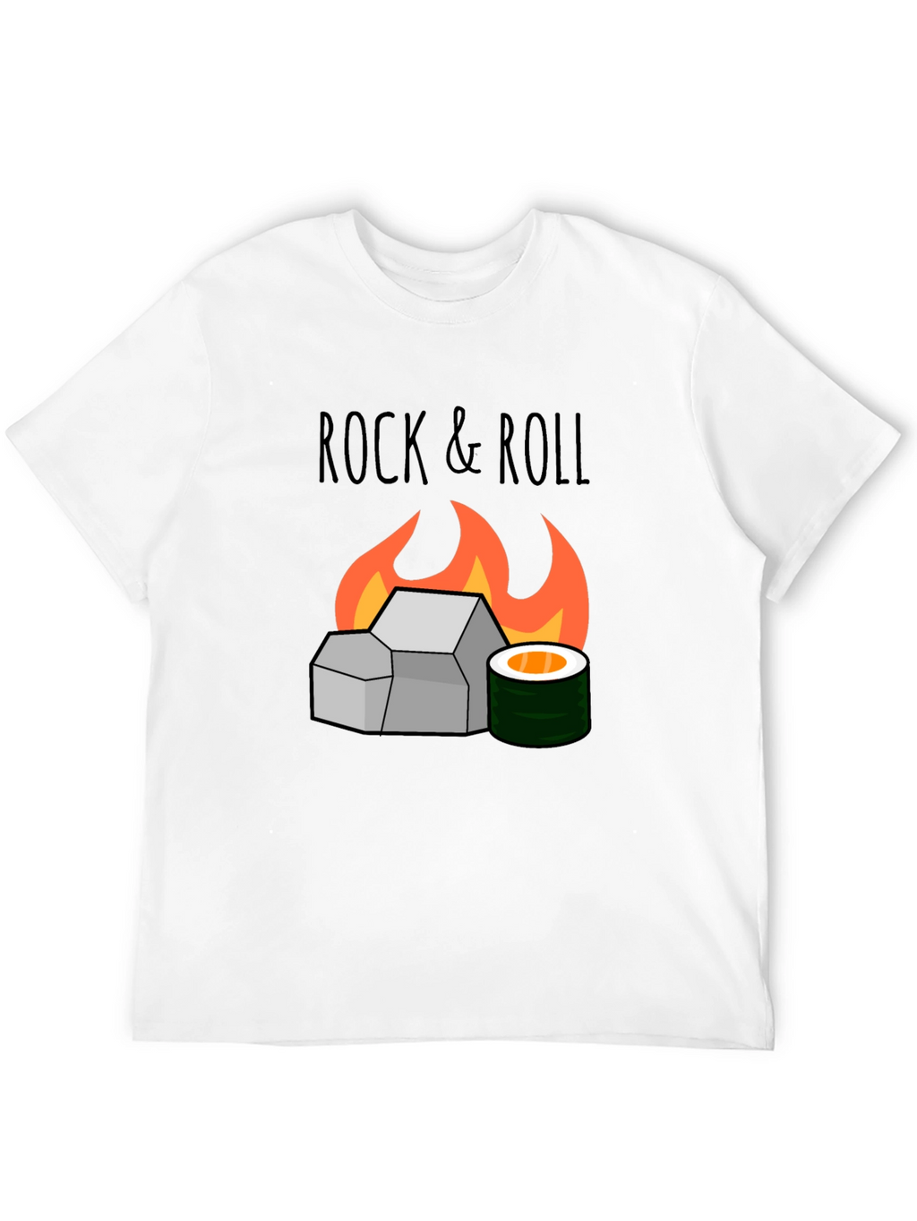Rock & Roll Sushi Graphic T-Shirt