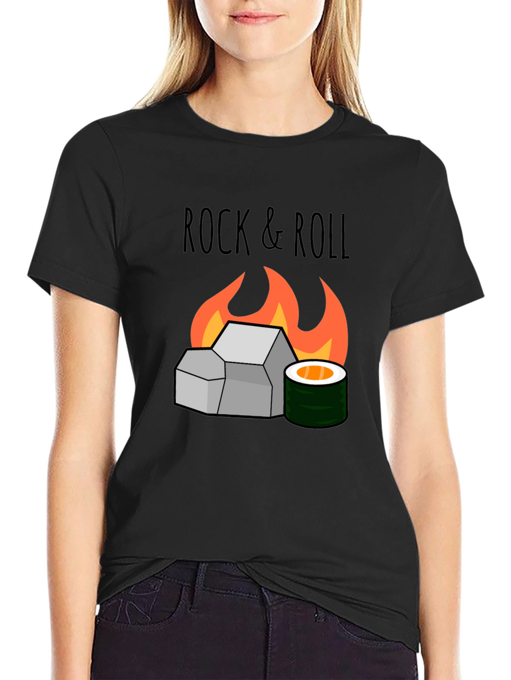 Rock & Roll Sushi Graphic T-Shirt