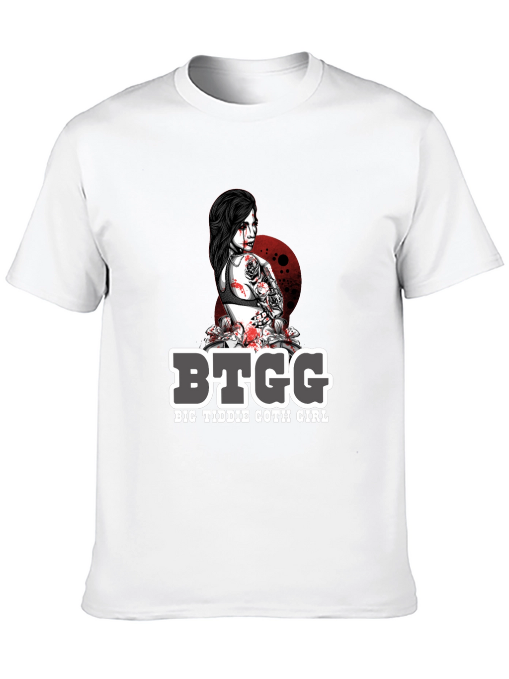 BTGG Big Tiddie Goth Girl Graphic Tee - Black