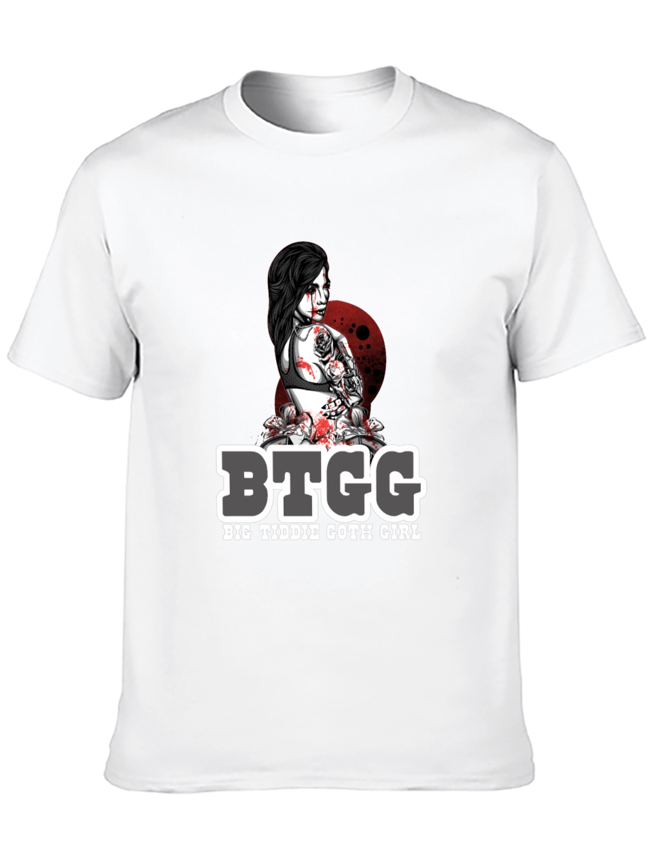 BTGG Big Tiddie Goth Girl Graphic Tee - Black